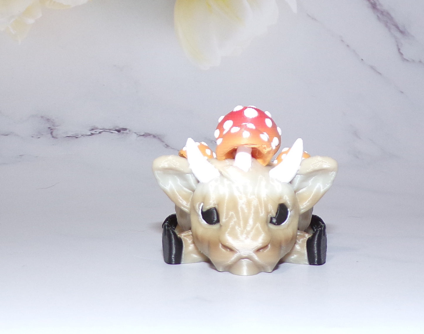 Egg and Ham Piggy, Piggy, Highland Cow, Holstein Cow or Bull Puff Articulated 3d Printed Figurine