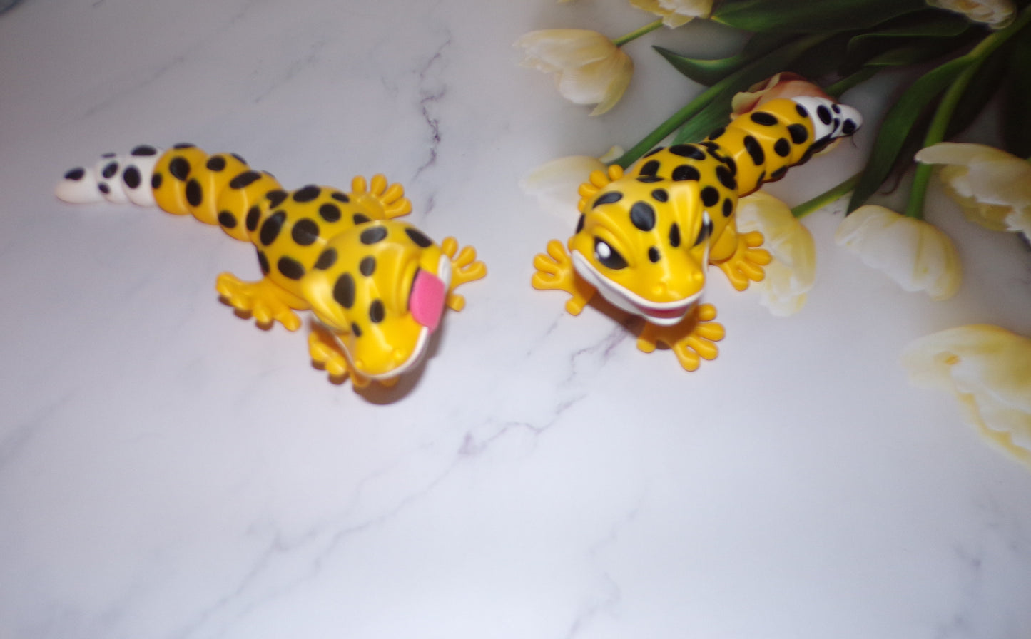 Leo Gecko: 3D Printed Articulated Gecko - Wonderland 3D Printing