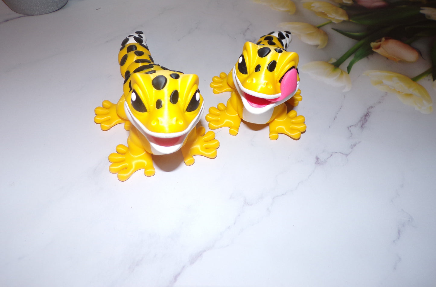 Leo Gecko: 3D Printed Articulated Gecko - Wonderland 3D Printing