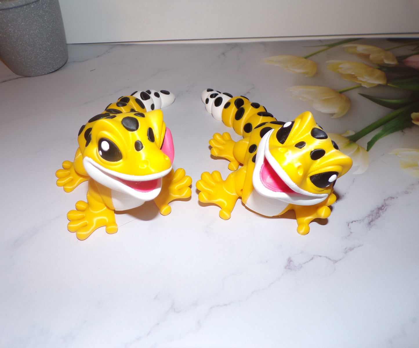 Leo Gecko: 3D Printed Articulated Gecko - Wonderland 3D Printing