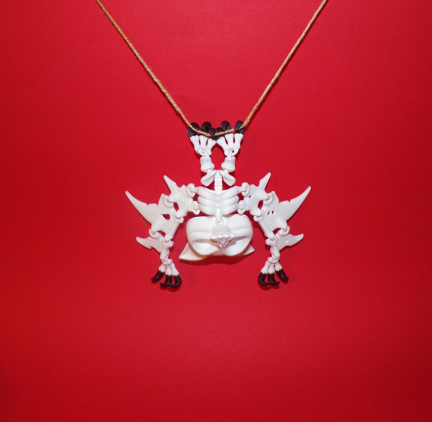 Skeletal Bat: 3D Printed Fully Articulated Skeletal Bat - Wonderland 3D Printing