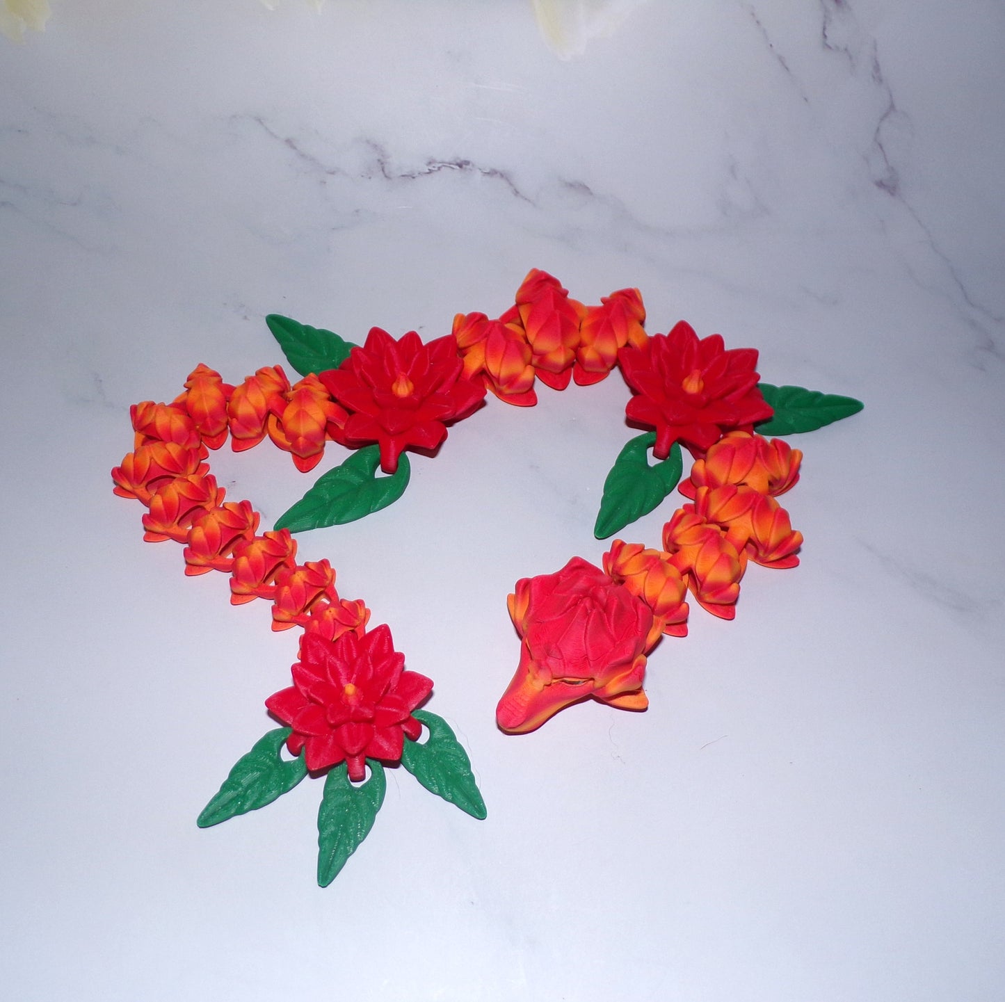 Serenity Dragon Articulated 3d Printed Flexi Fidget