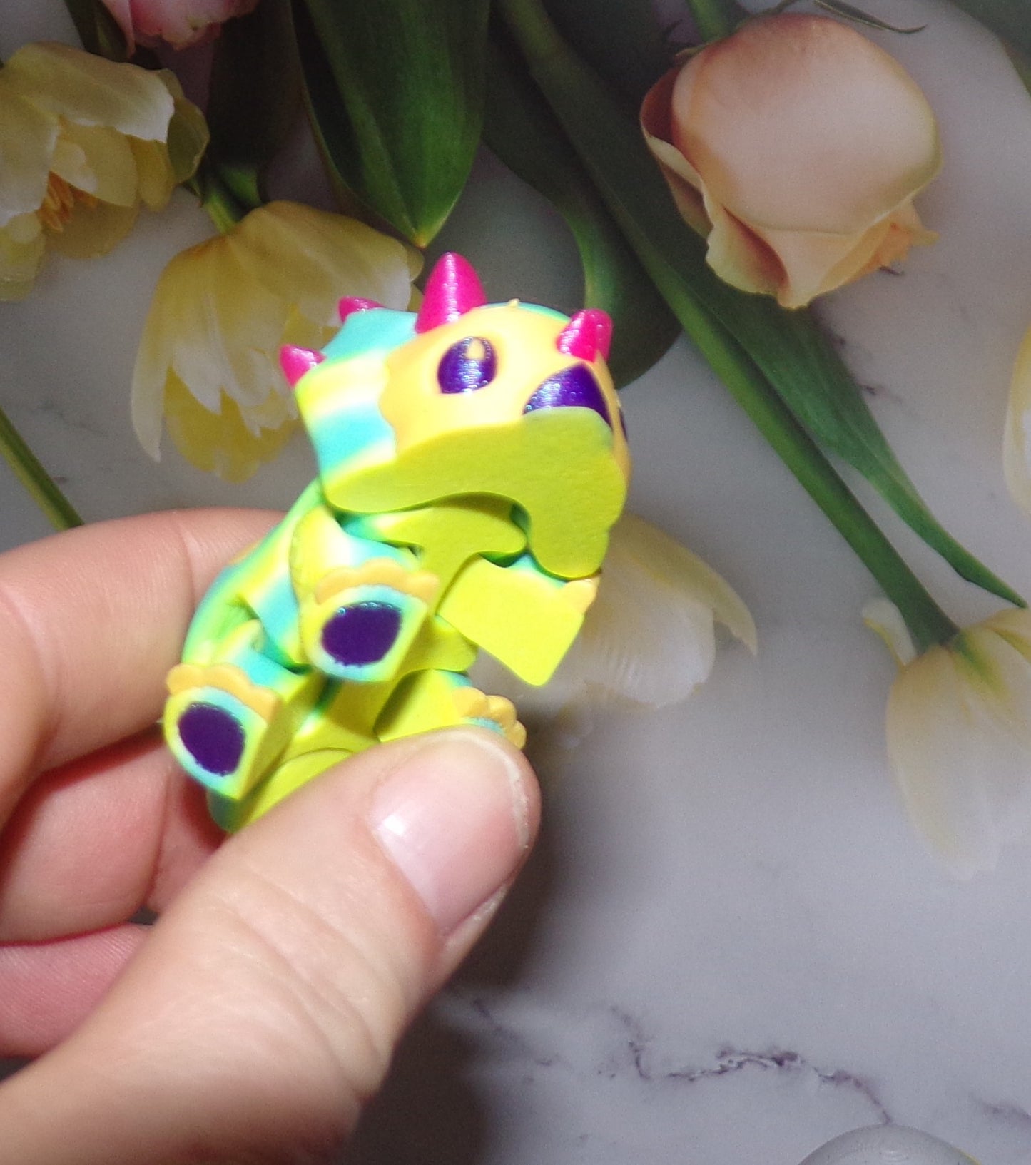 Triceratops Articulated 3d Printed Figurine - Wonderland 3D Printing