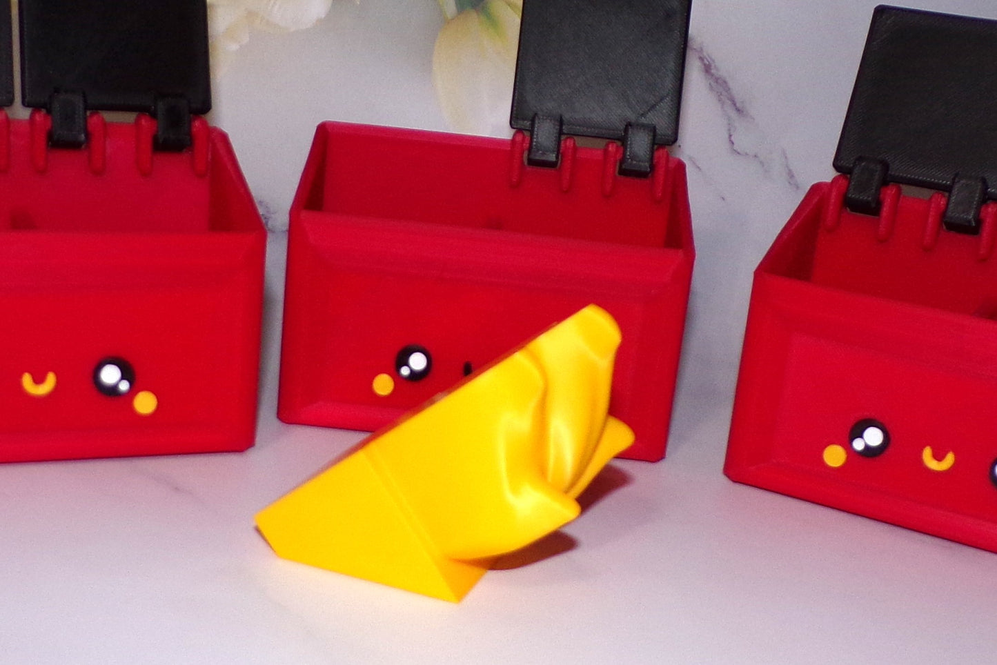 Dumpster Fire, Dumpster, Happy Dumpster Full Color 3D Printed Articulated Fidget Toy - Wonderland 3D Printing