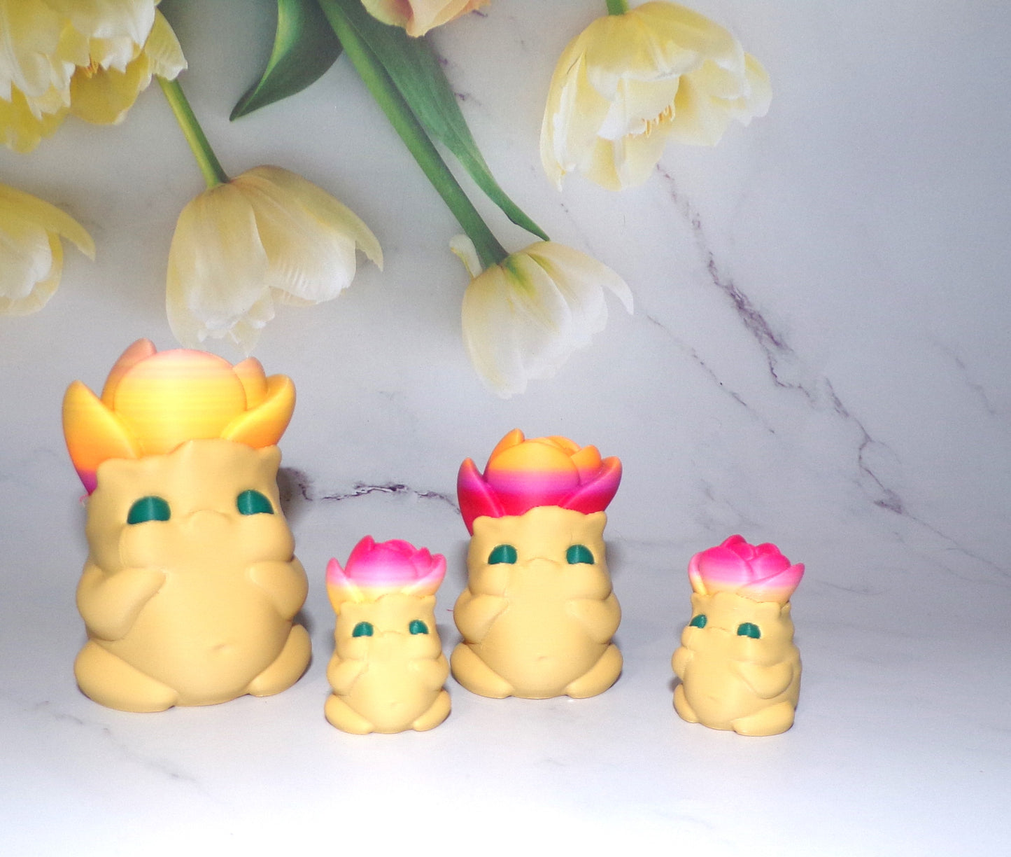Butt Goblin -Mushroom, Blossom, or Moth with Spinner Hut options 3d Printed Figurine - Wonderland 3D Printing