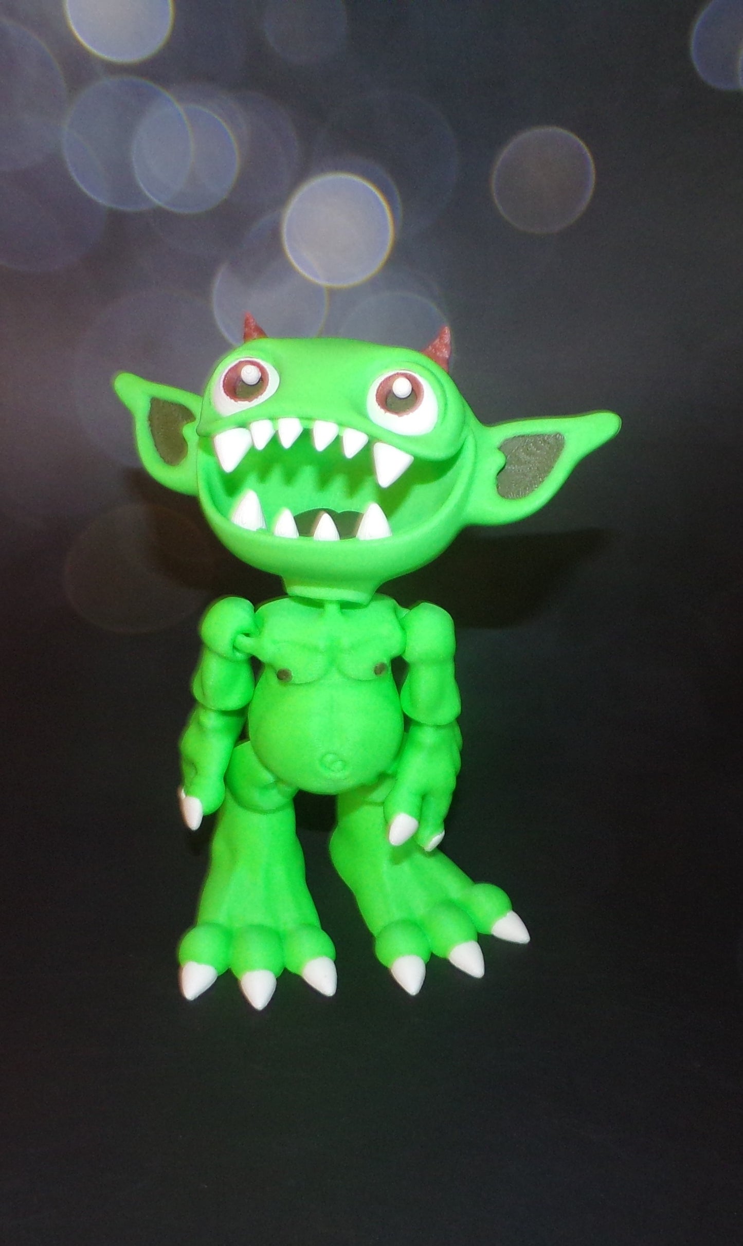 Goblin:3D Printed Fully Articulated Goblin - Wonderland 3D Printing