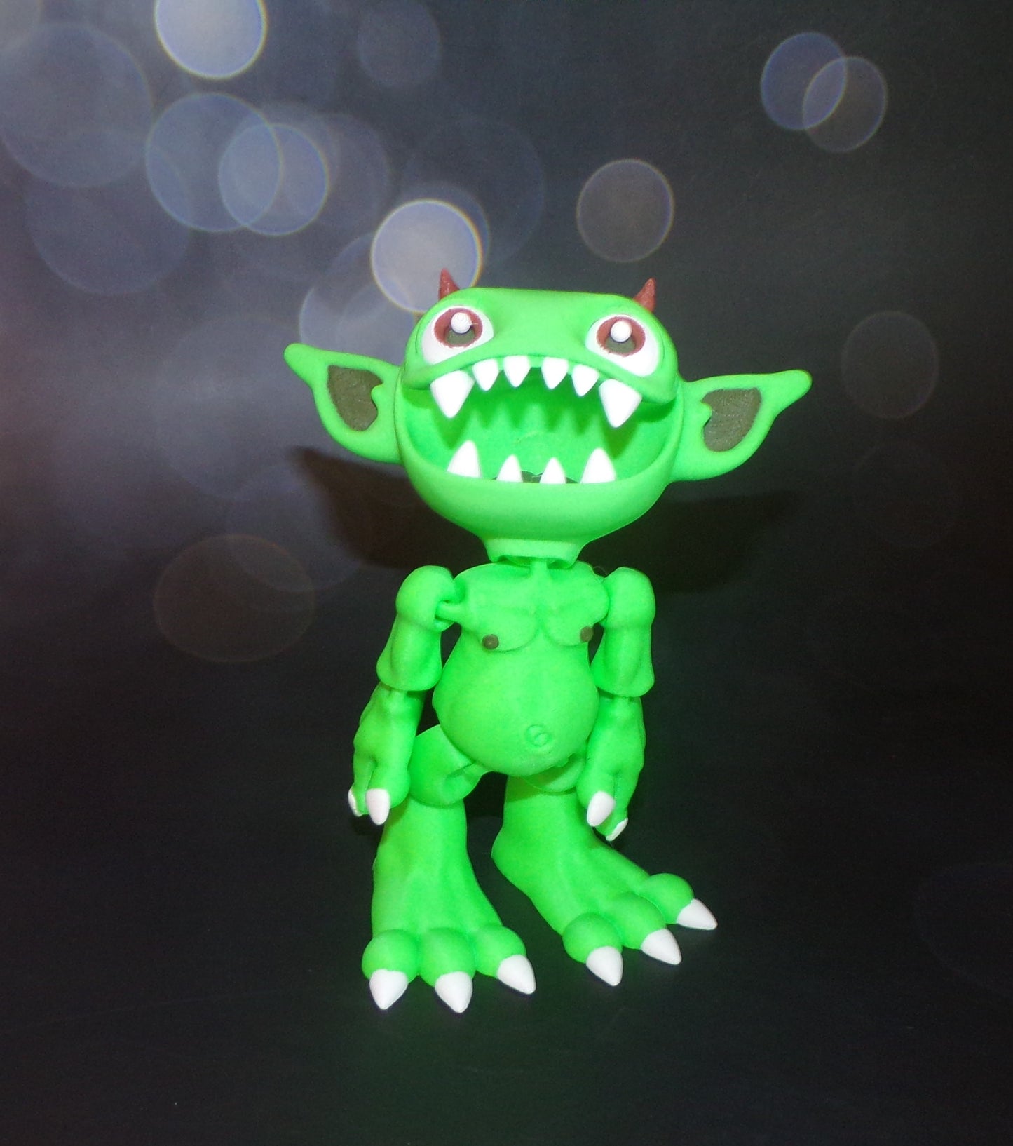 Goblin:3D Printed Fully Articulated Goblin - Wonderland 3D Printing