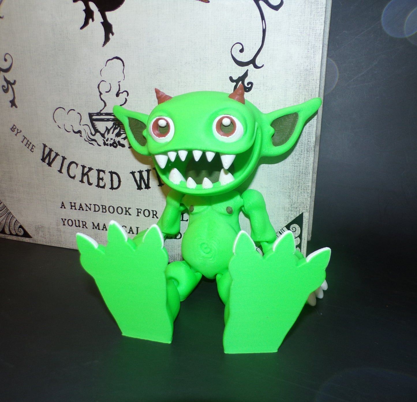 Goblin:3D Printed Fully Articulated Goblin - Wonderland 3D Printing