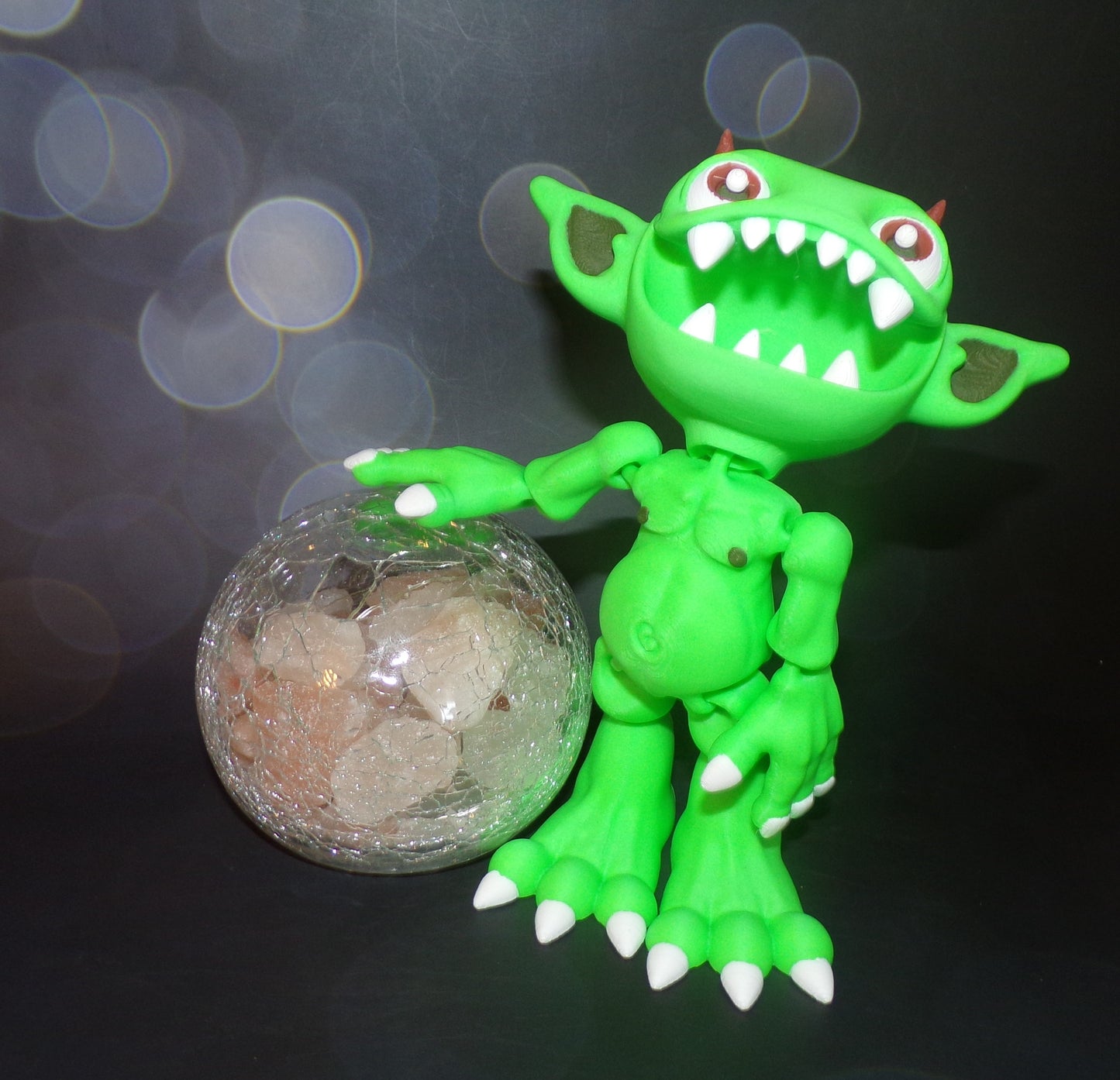 Goblin:3D Printed Fully Articulated Goblin - Wonderland 3D Printing