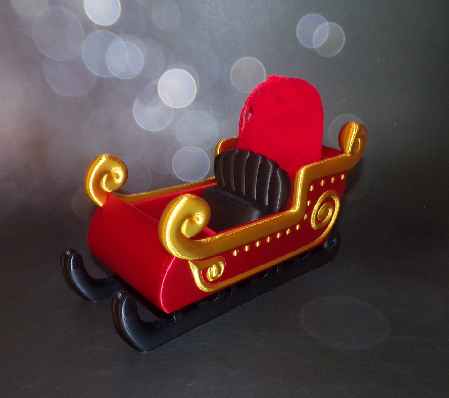 Santa's Sleigh:3D Printed - Wonderland 3D Printing