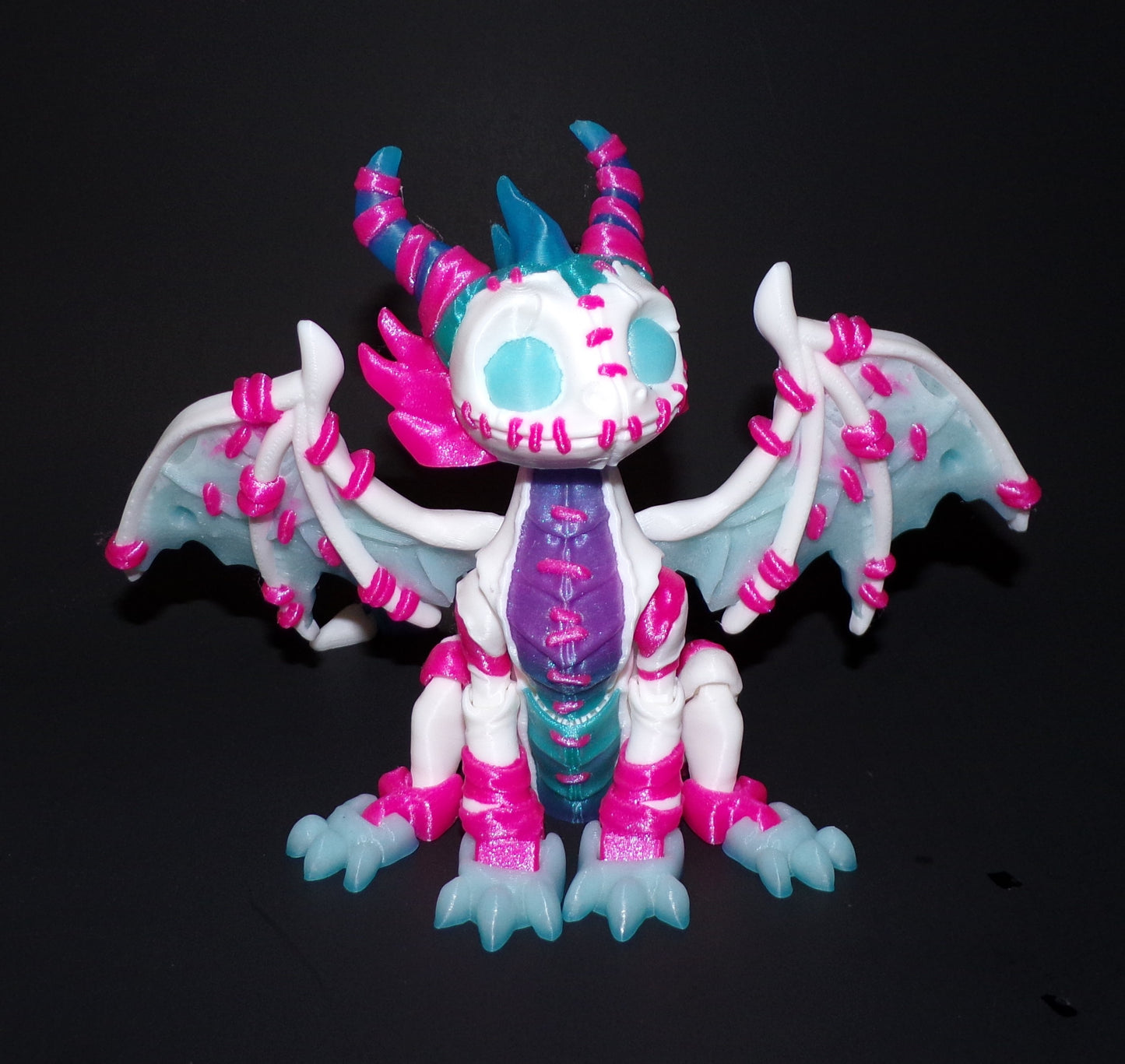 Stuffed Dragon 3D Printed Articulated FIgurine - Wonderland 3D Printing