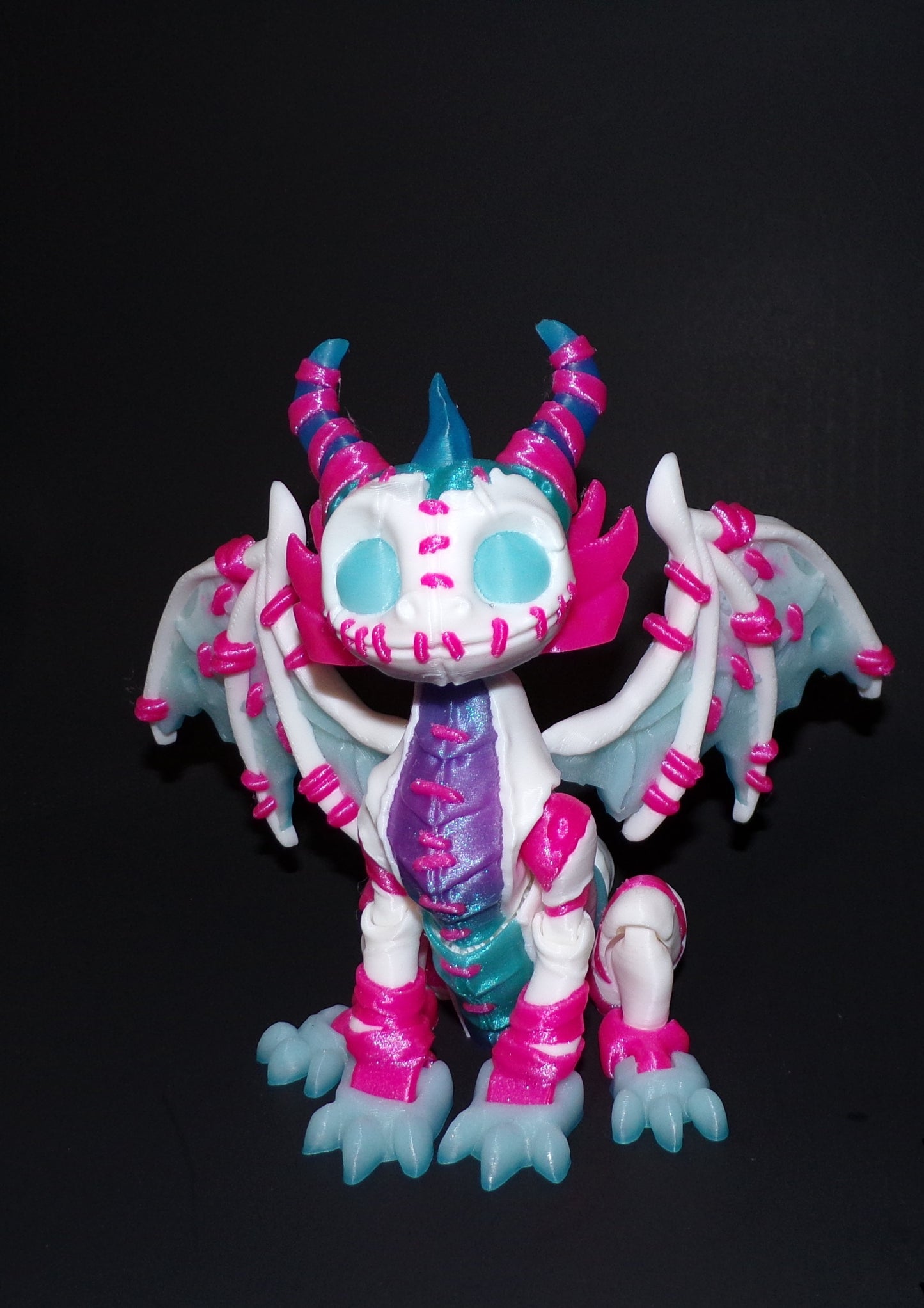 Stuffed Dragon 3D Printed Articulated FIgurine - Wonderland 3D Printing