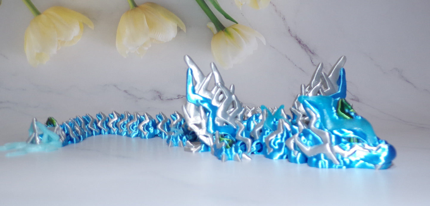 Storm Dragon 3D Printed Articulated Figurine