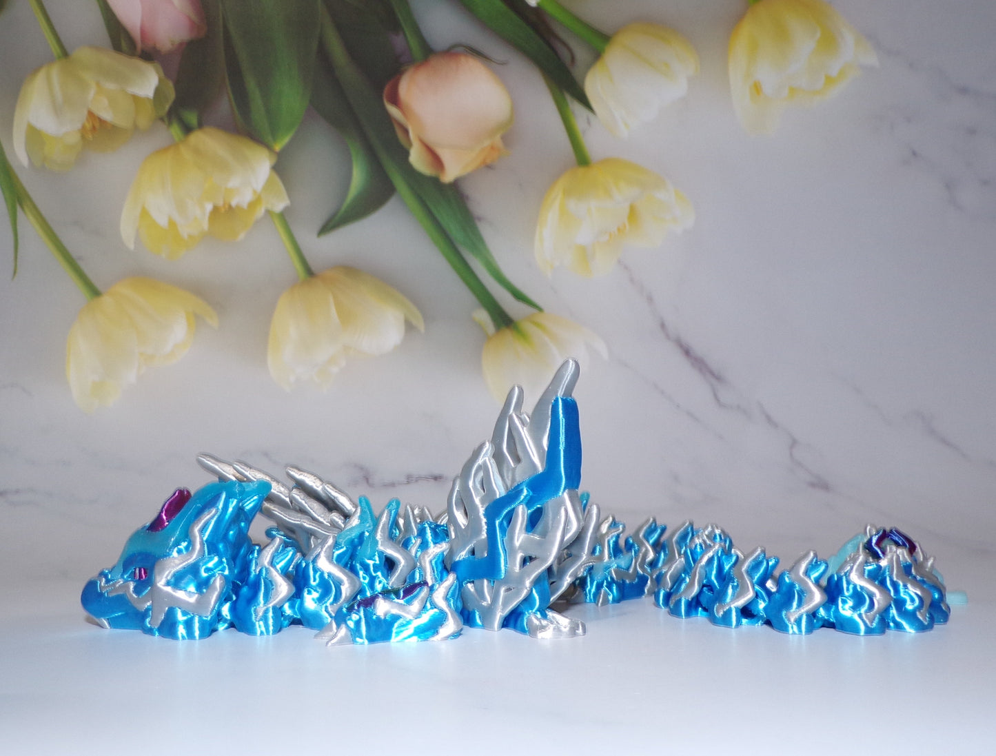 Storm Dragon 3D Printed Articulated Figurine