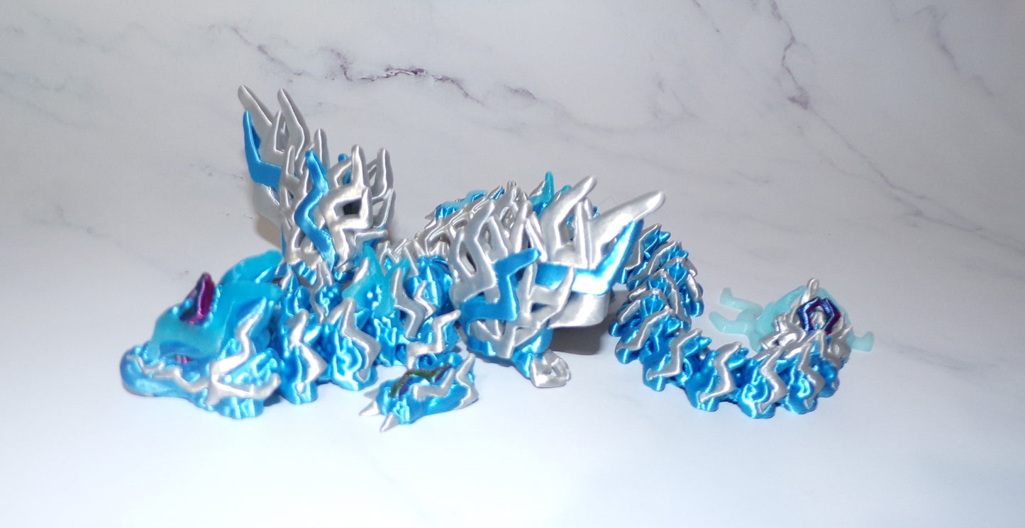 Storm Dragon 3D Printed Articulated Figurine