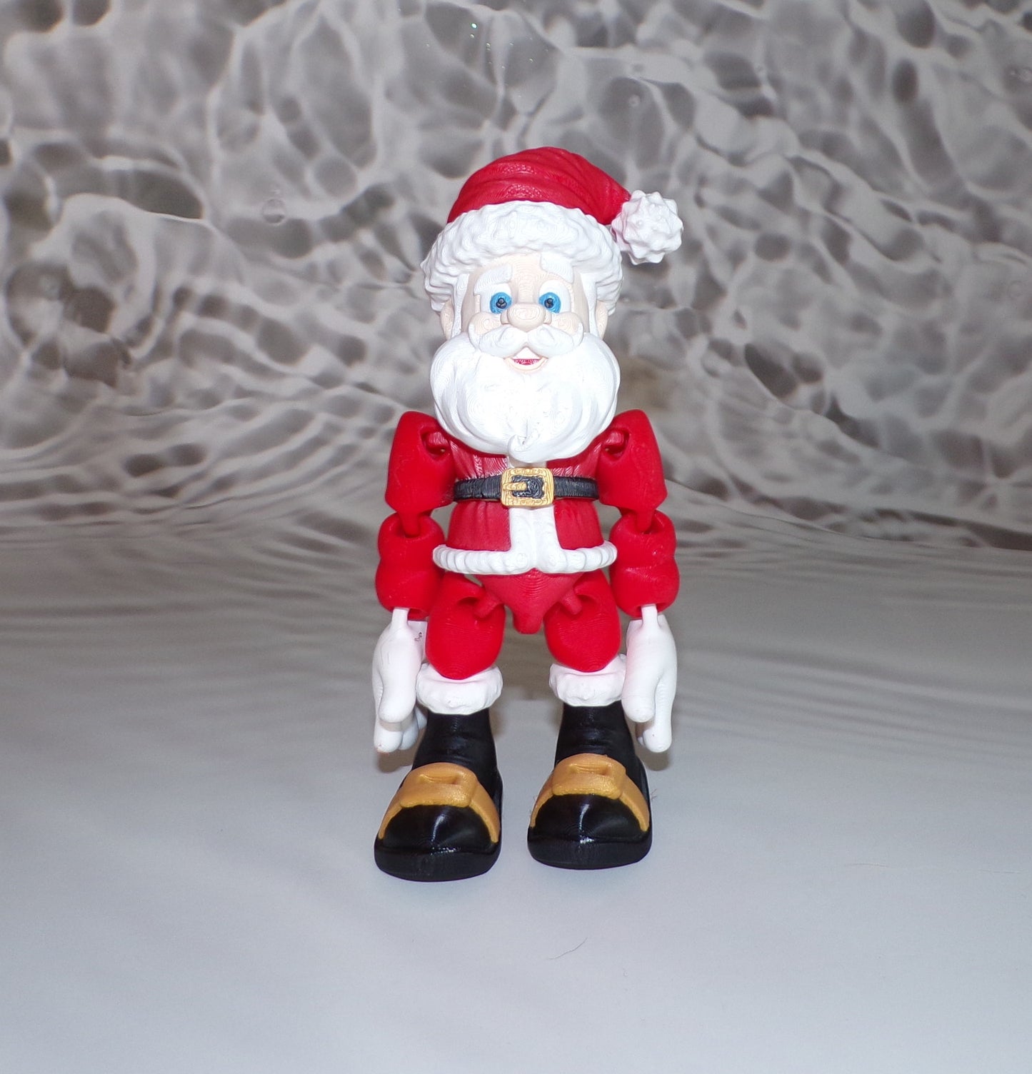 Santa Claus, comes with custom stand, 3d printed - Wonderland 3D Printing