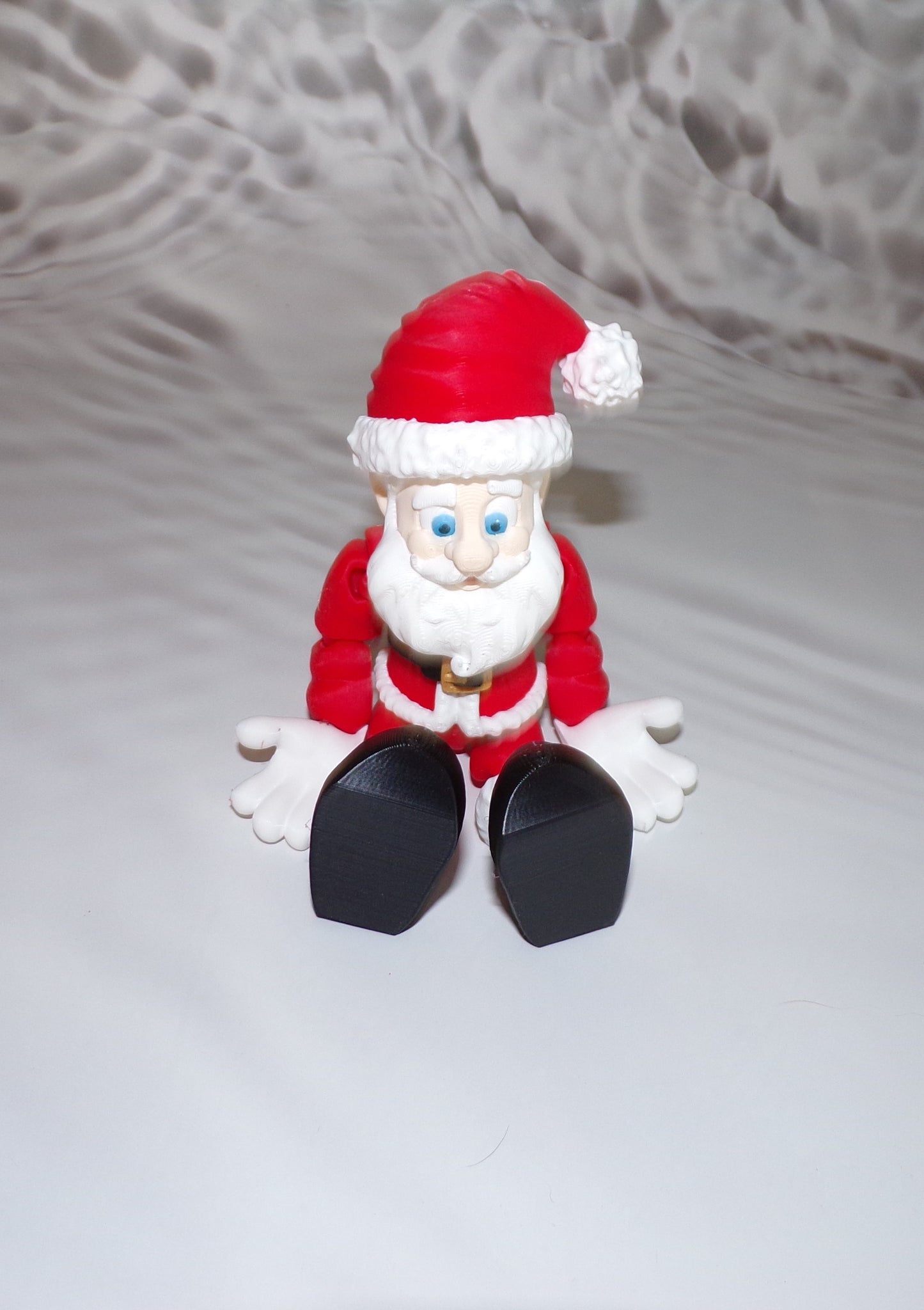 Santa Claus, comes with custom stand, 3d printed - Wonderland 3D Printing
