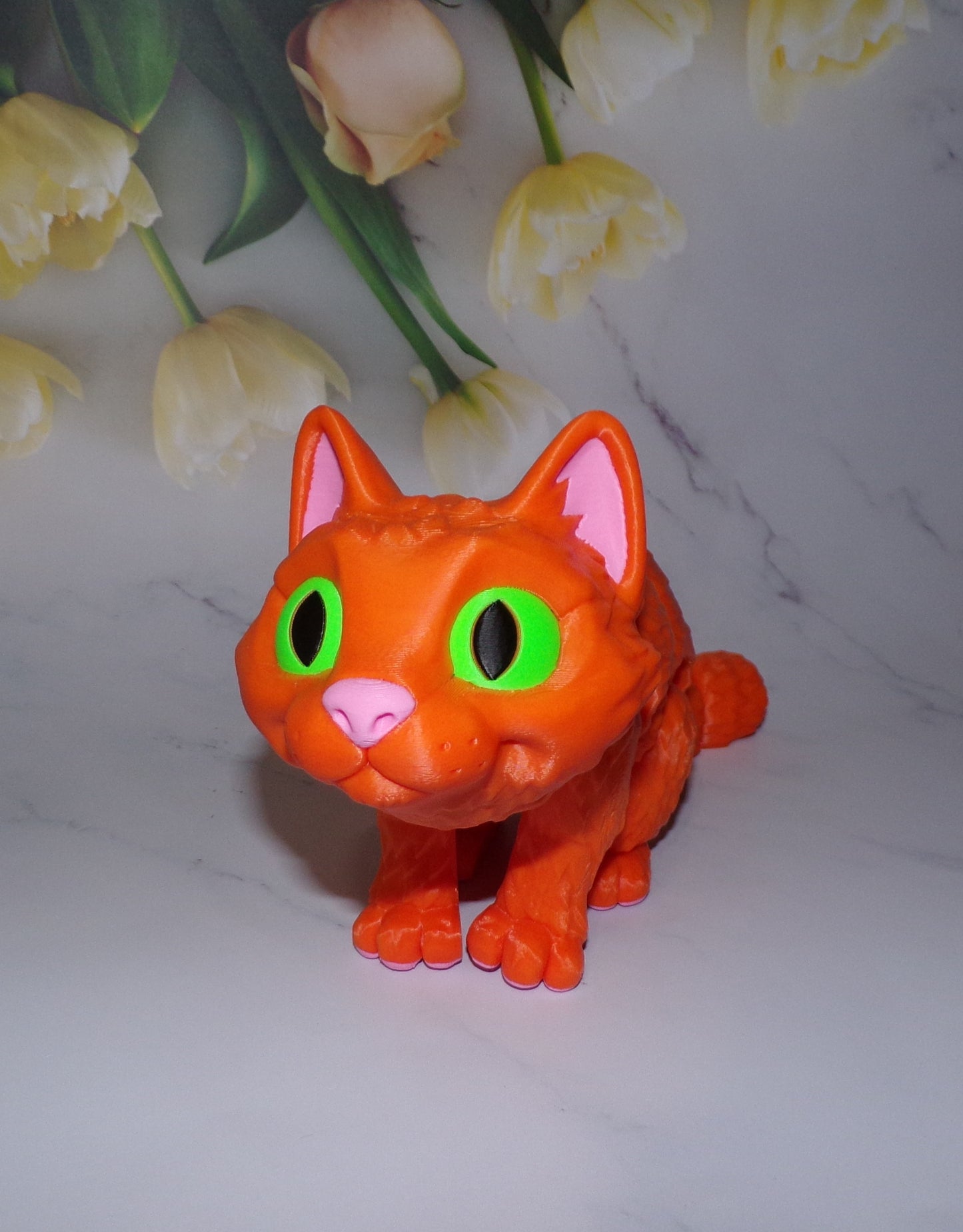 Cat 3d printed Articulated figurine
