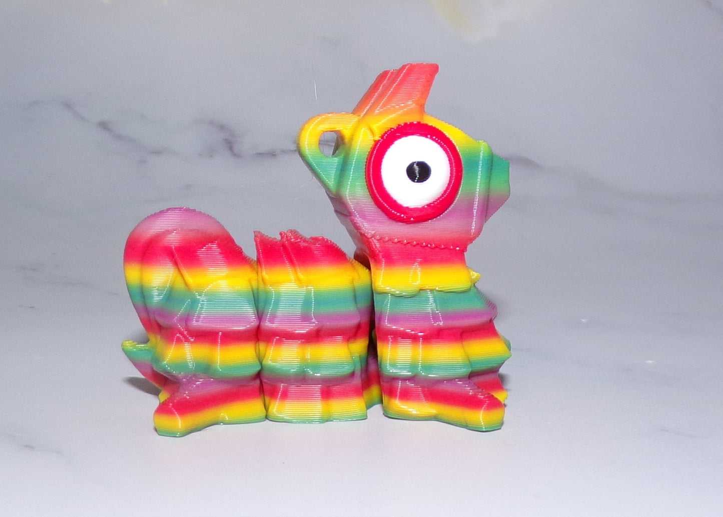 Pinata 3d printed articulated Flexi Fidget Toy - Wonderland 3D Printing