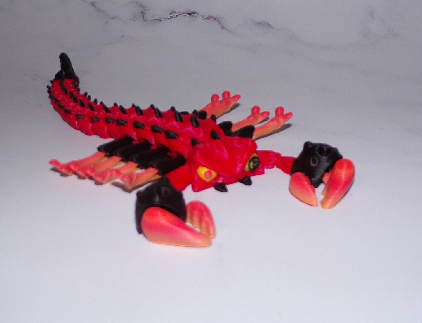 Scorpion 3d printed Articulated Flexi Fidget Toy