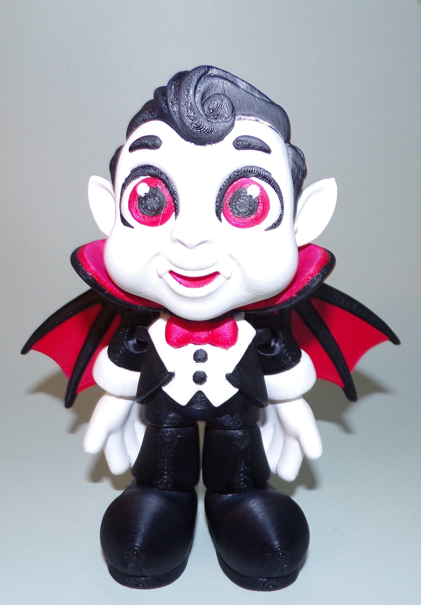 Vampire 3D Printed Articulated Figurine - Wonderland 3D Printing