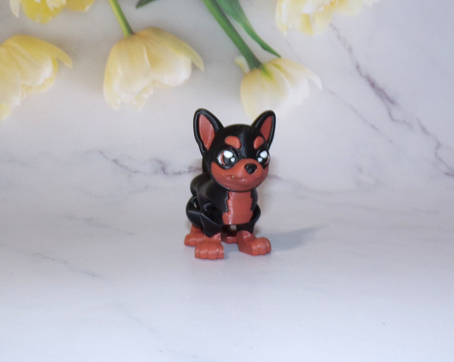 Chihuahua 3D Printed Articulated Figurine