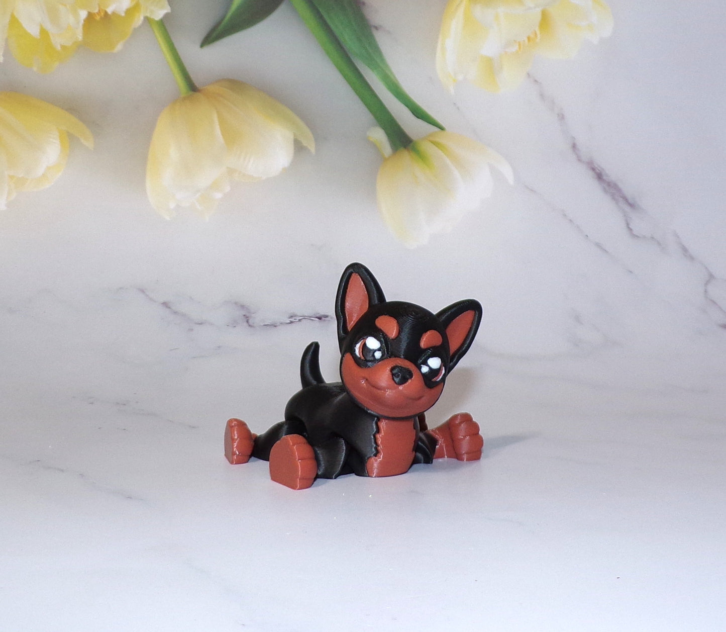Chihuahua 3D Printed Articulated Figurine