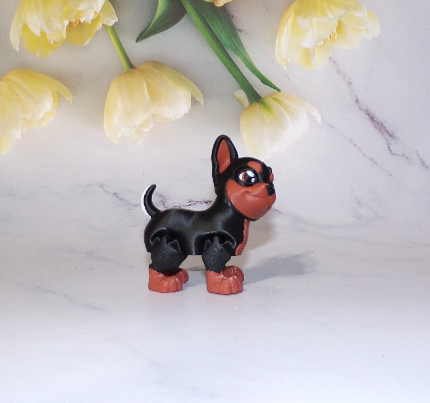 Chihuahua 3D Printed Articulated Figurine