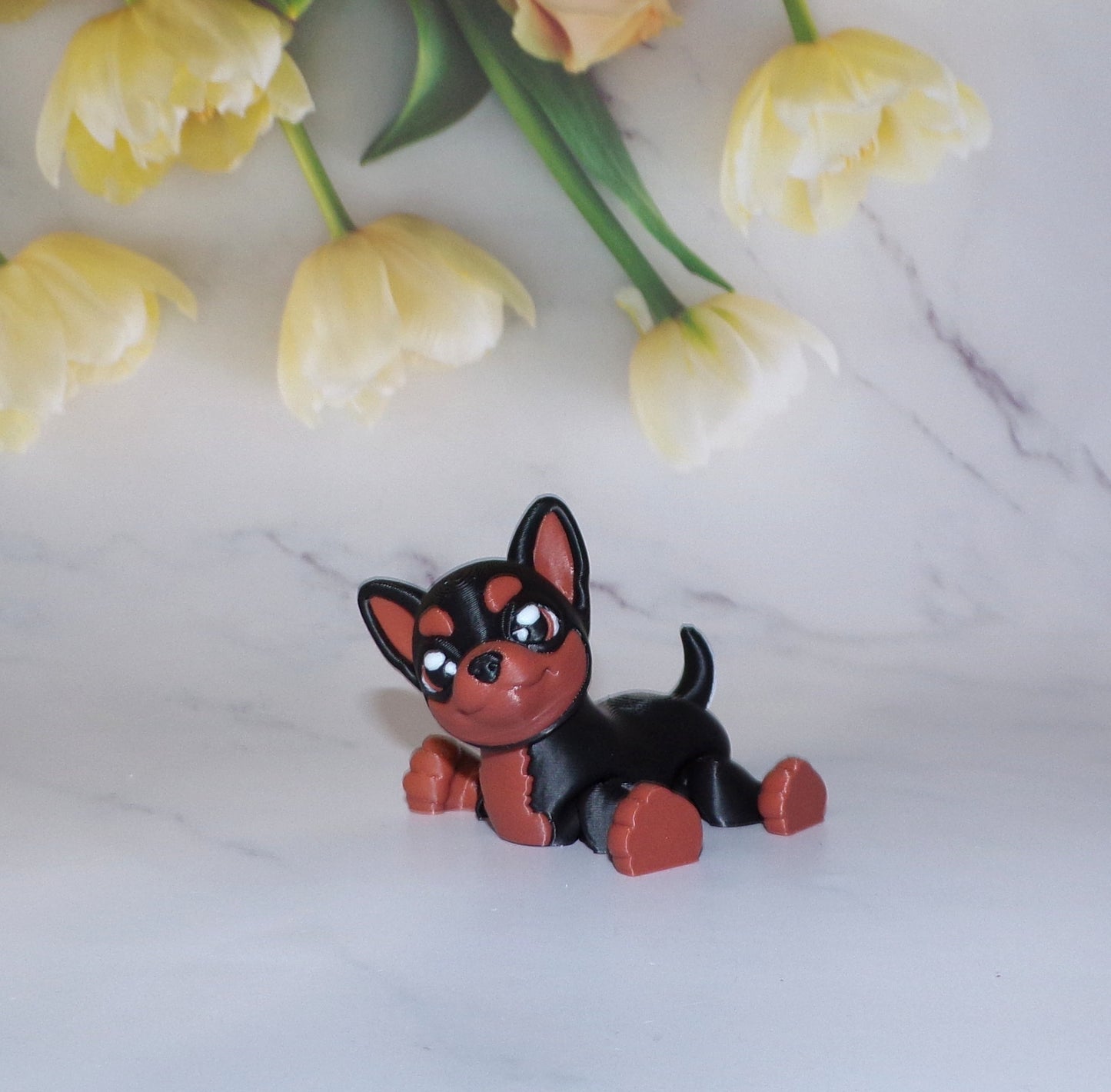 Chihuahua 3D Printed Articulated Figurine