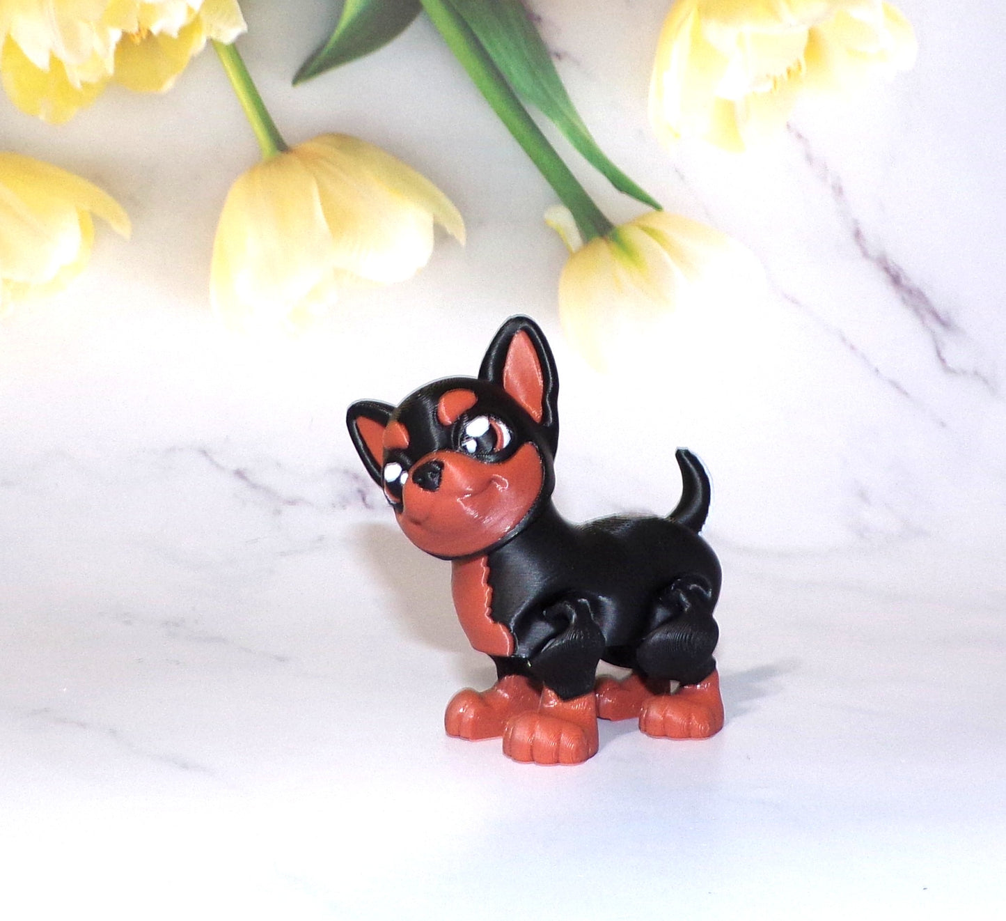 Chihuahua 3D Printed Articulated Figurine