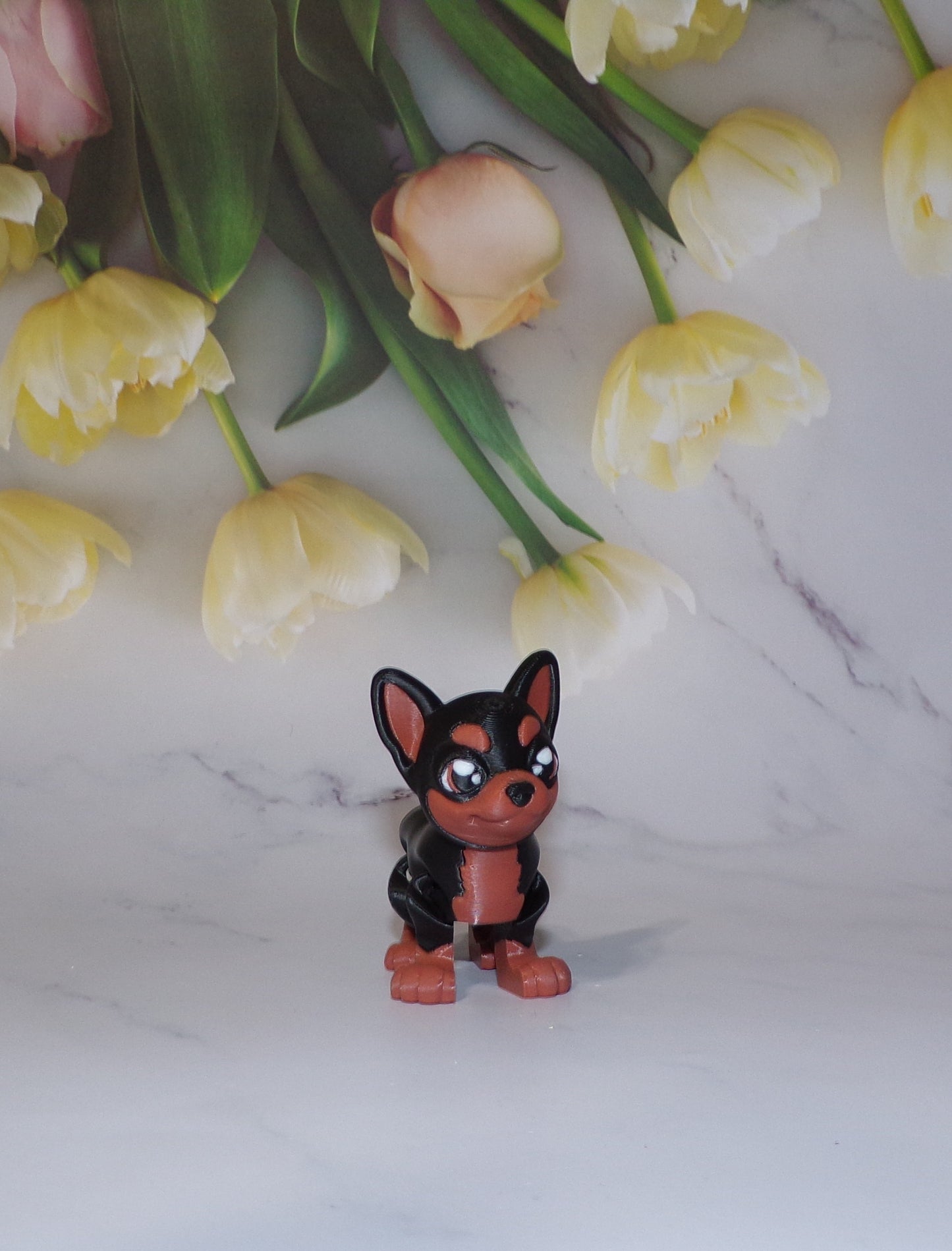 Chihuahua 3D Printed Articulated Figurine