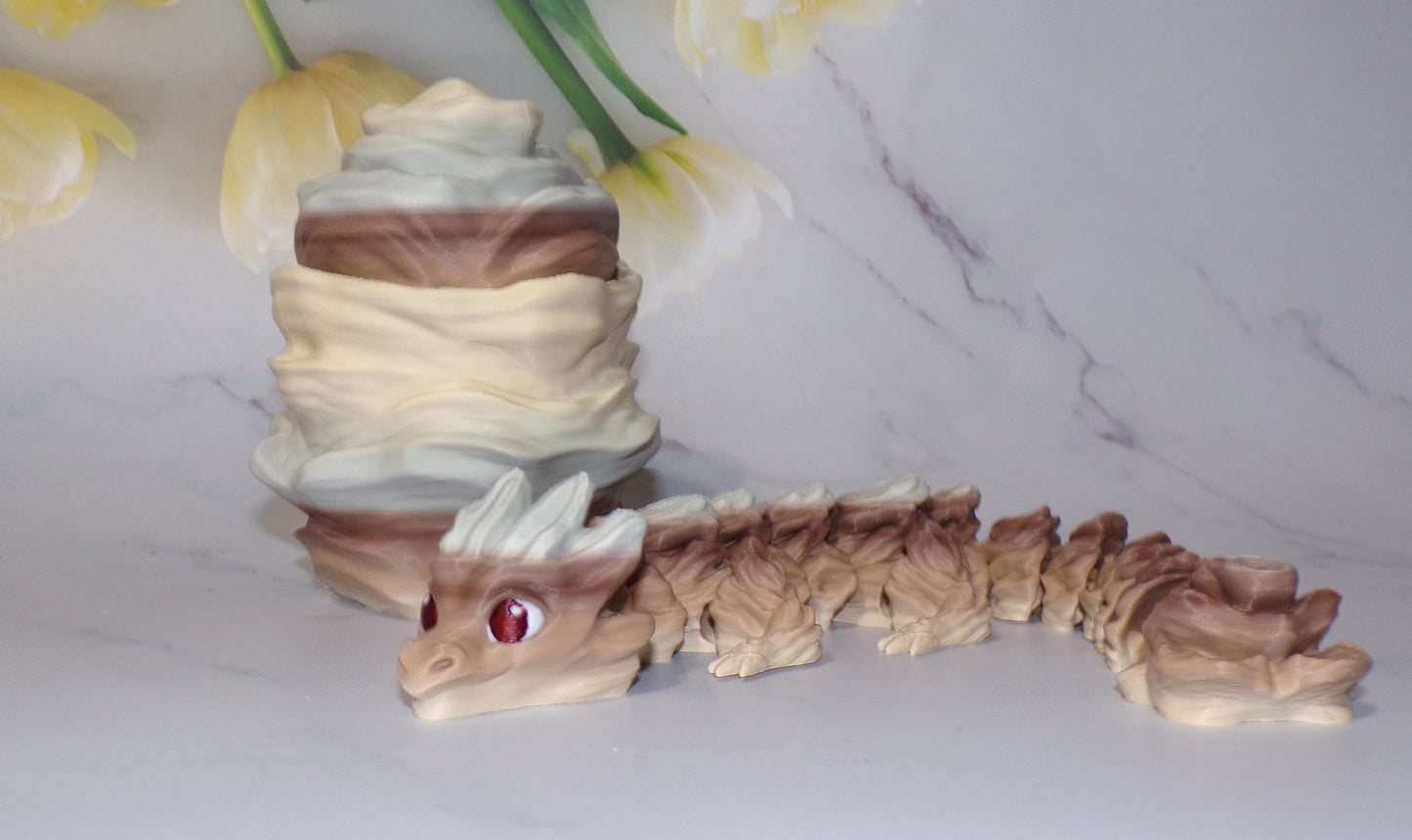 Baby Geo Dragon 3d Printed Articulated Flexi Fidget
