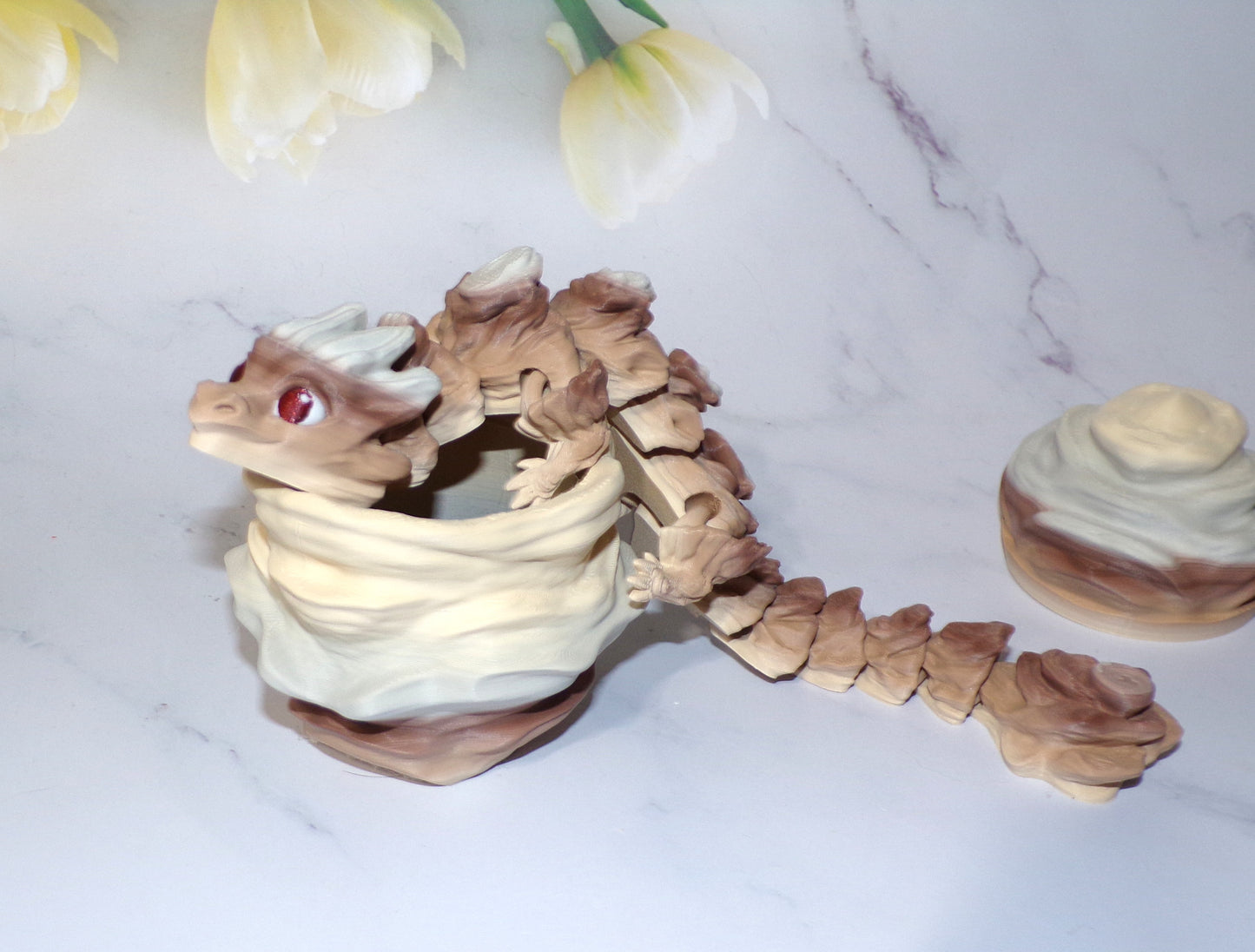 Baby Geo Dragon 3d Printed Articulated Flexi Fidget