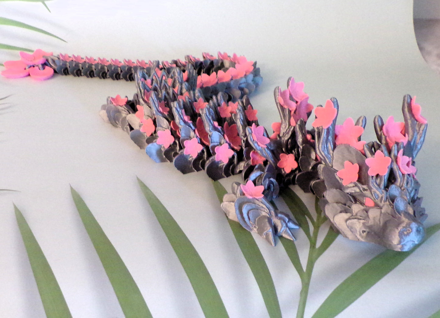 Cherry Blossom Dragon: 3D Printed Articulated - Wonderland 3D Printing