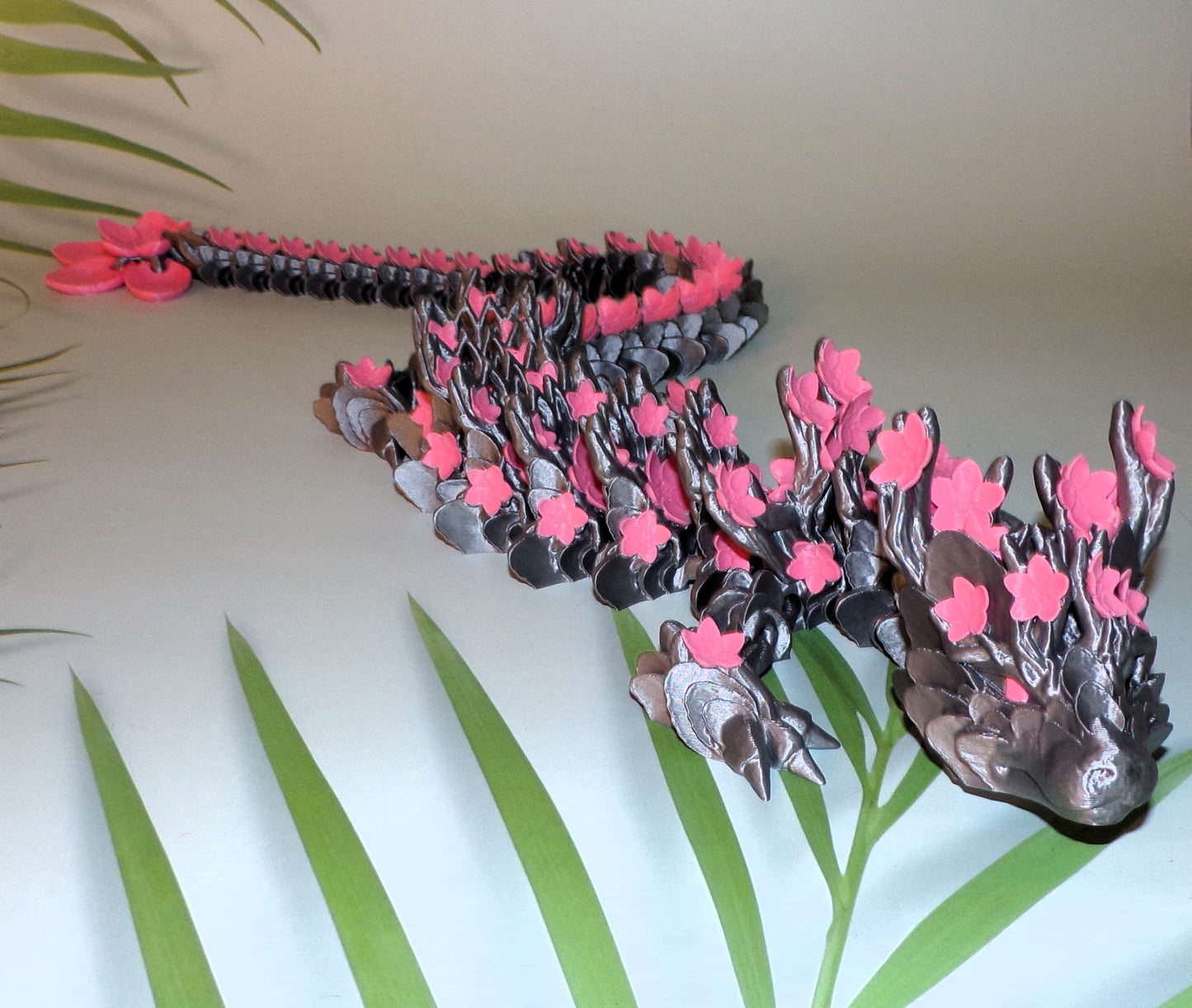 Cherry Blossom Dragon: 3D Printed Articulated - Wonderland 3D Printing