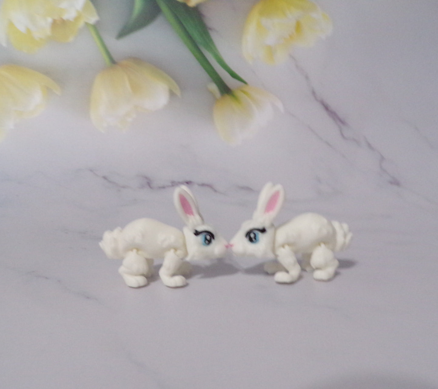 Rabbit 3D Printed Articulated Flexi Fidget Figurine