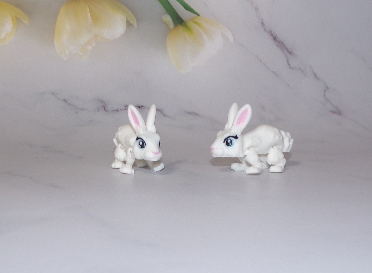 Rabbit 3D Printed Articulated Flexi Fidget Figurine
