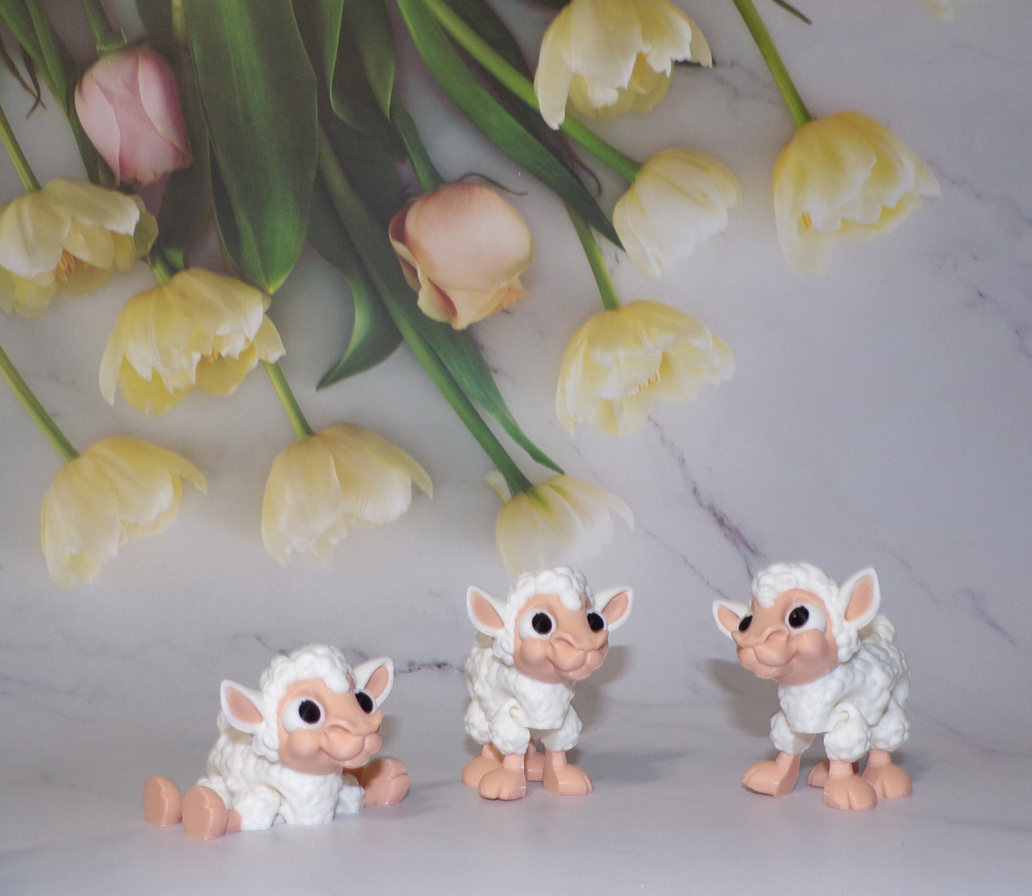 Lamb 3D Printed Articulated Figurine
