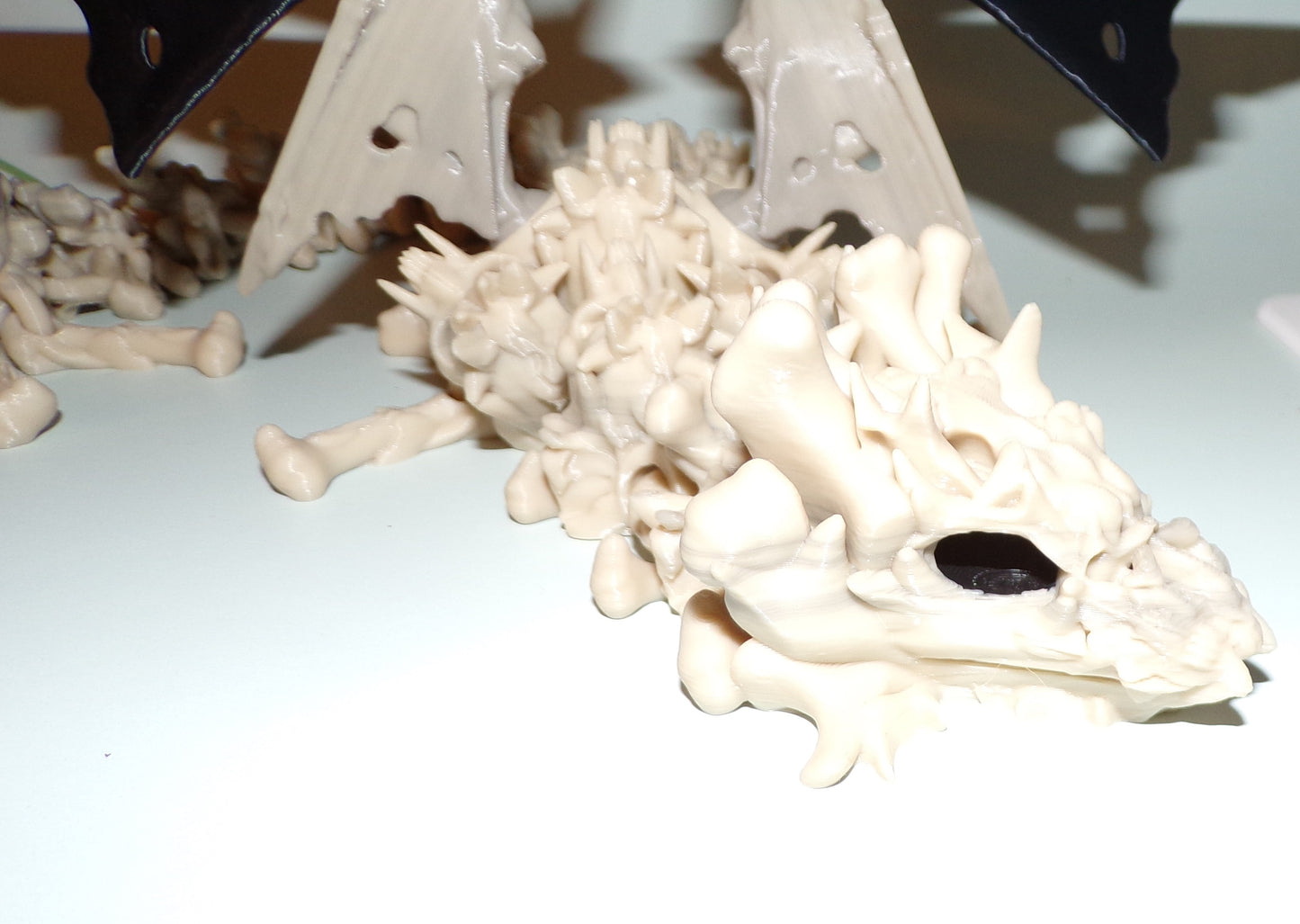 Hollow Dragon 3d Printed Articulated Figurine - Wonderland 3D Printing