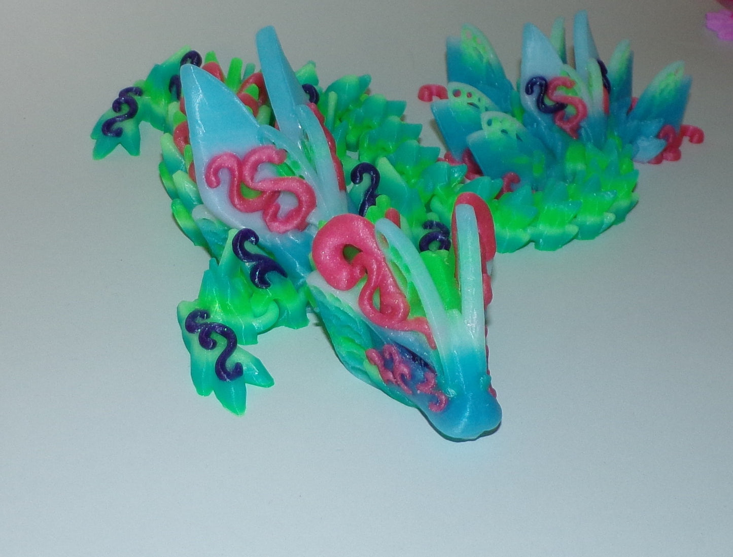 Elegant Butterfly Dragon 3D Printed Articulated Figurine - Wonderland 3D Printing