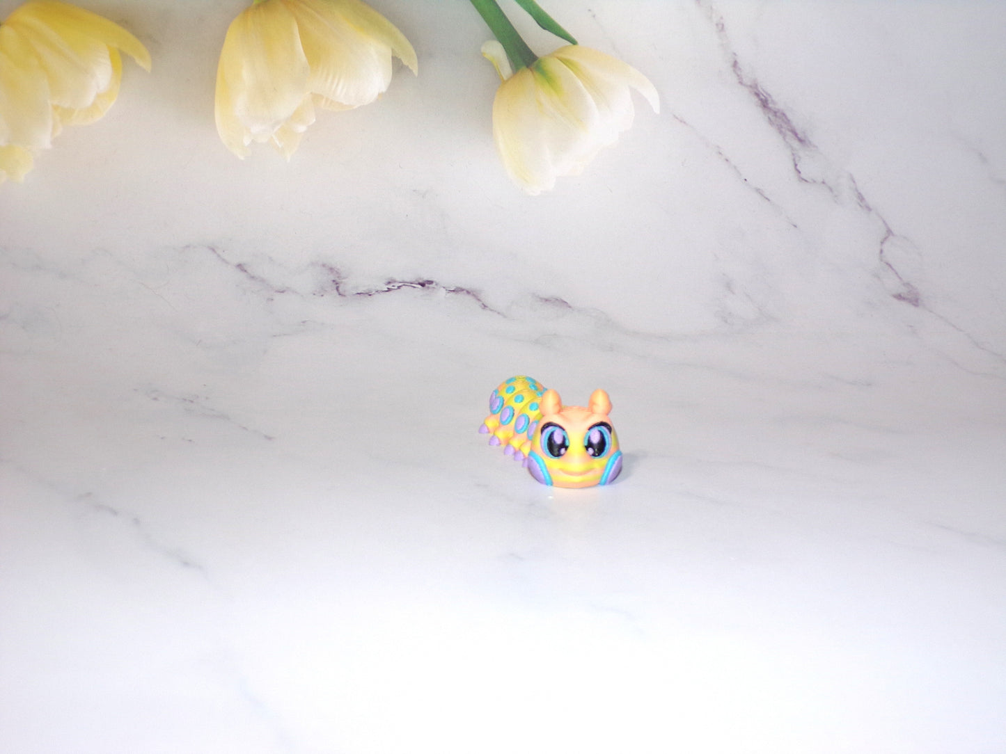 Caterpillar 3D Printed Articulated Flexi Fidget Figurine