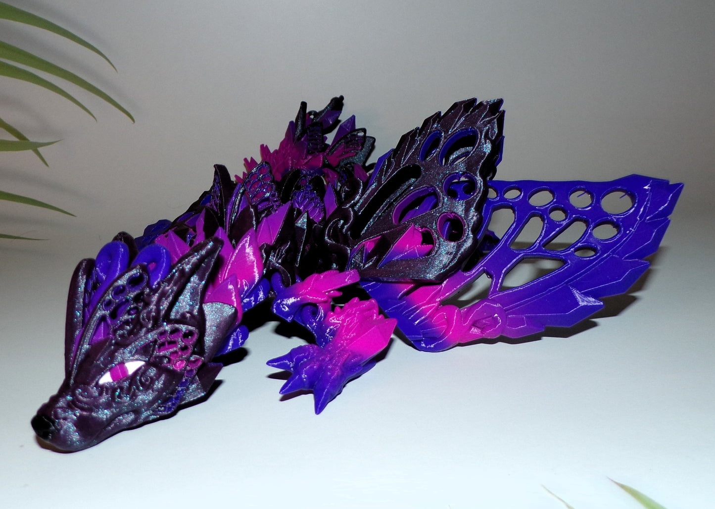3D Printed Fae Wolf Dragon Articulated - Wonderland 3D Printing