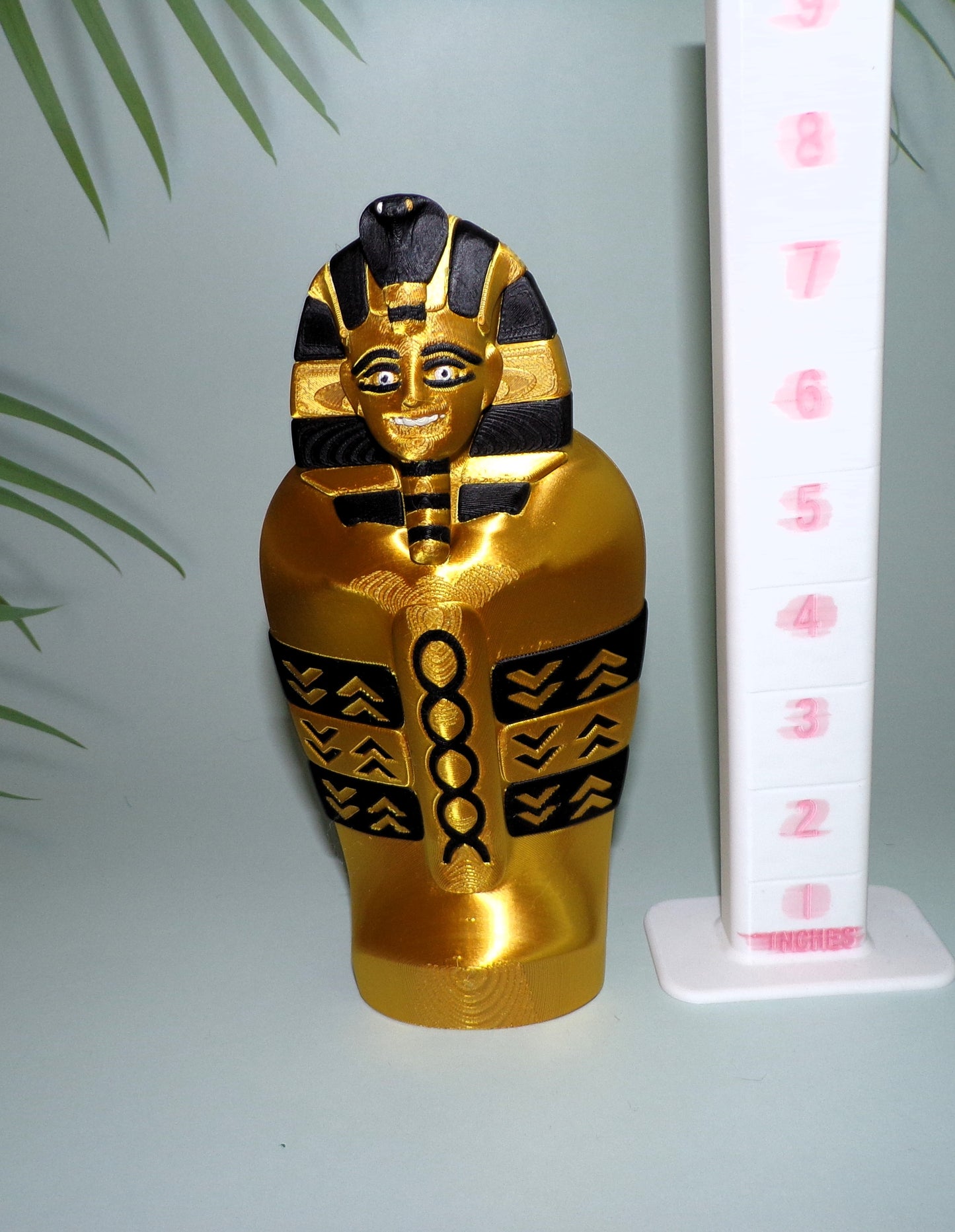 Mummy and Sarcophagus Set 3D Printed Articulated Figurine - Wonderland 3D Printing