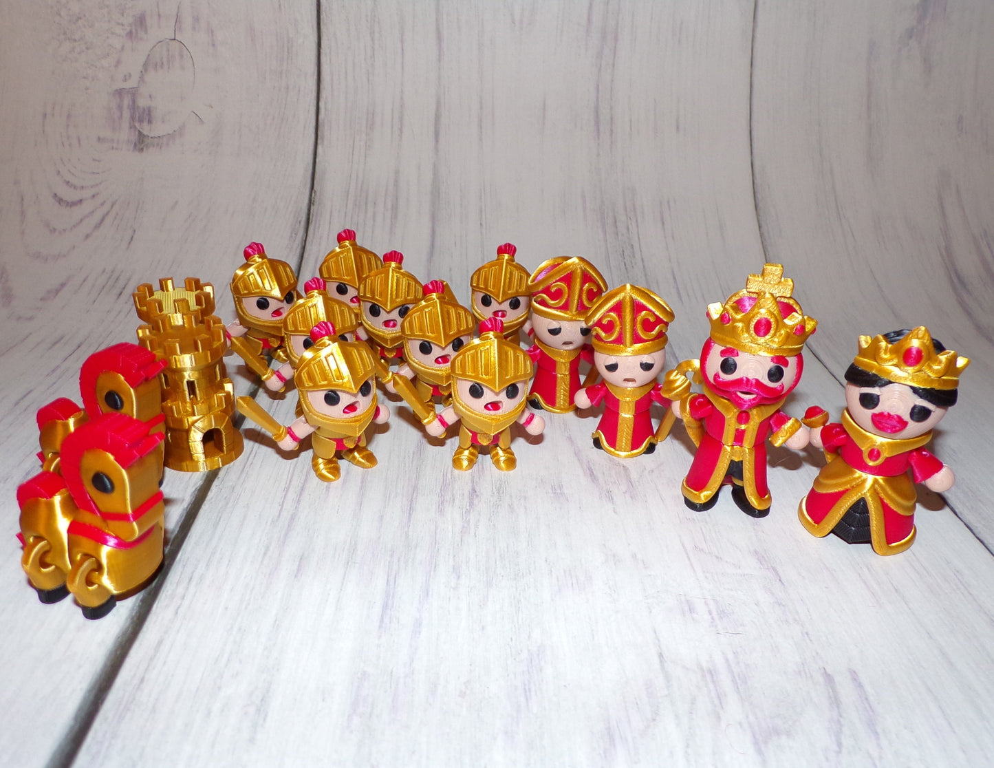 Chess Set - Wonderland 3D Printing