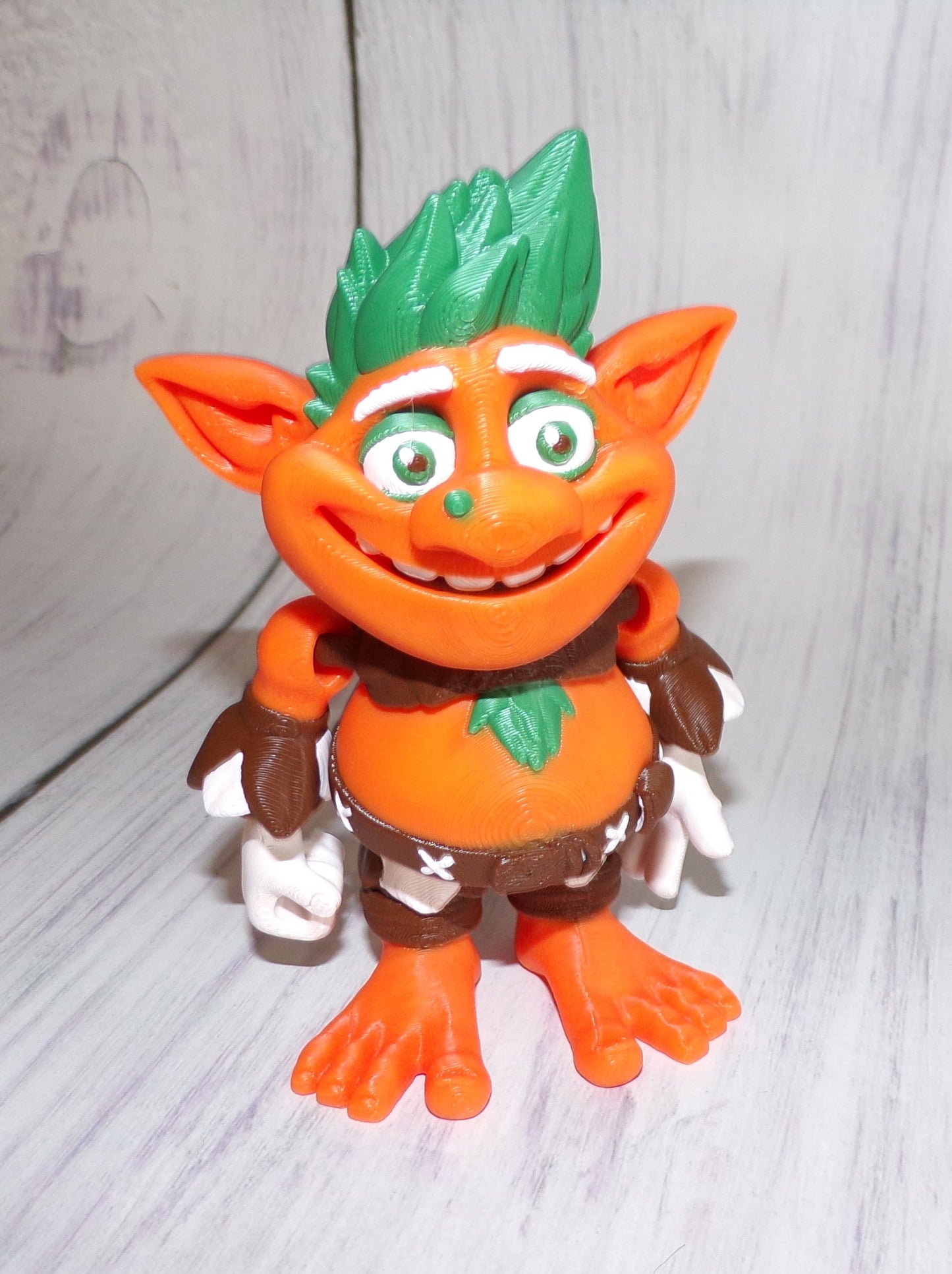 Troll: 3D Printed, Articulated - Wonderland 3D Printing