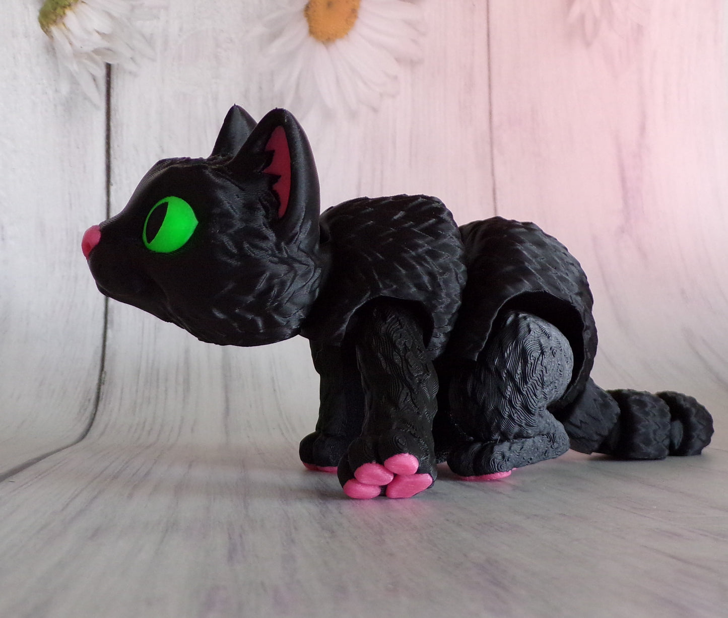 Cat 3d printed Articulated figurine - Wonderland 3D Printing