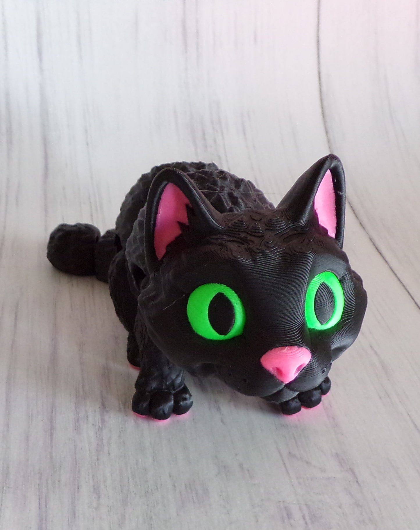 Cat 3d printed Articulated figurine - Wonderland 3D Printing