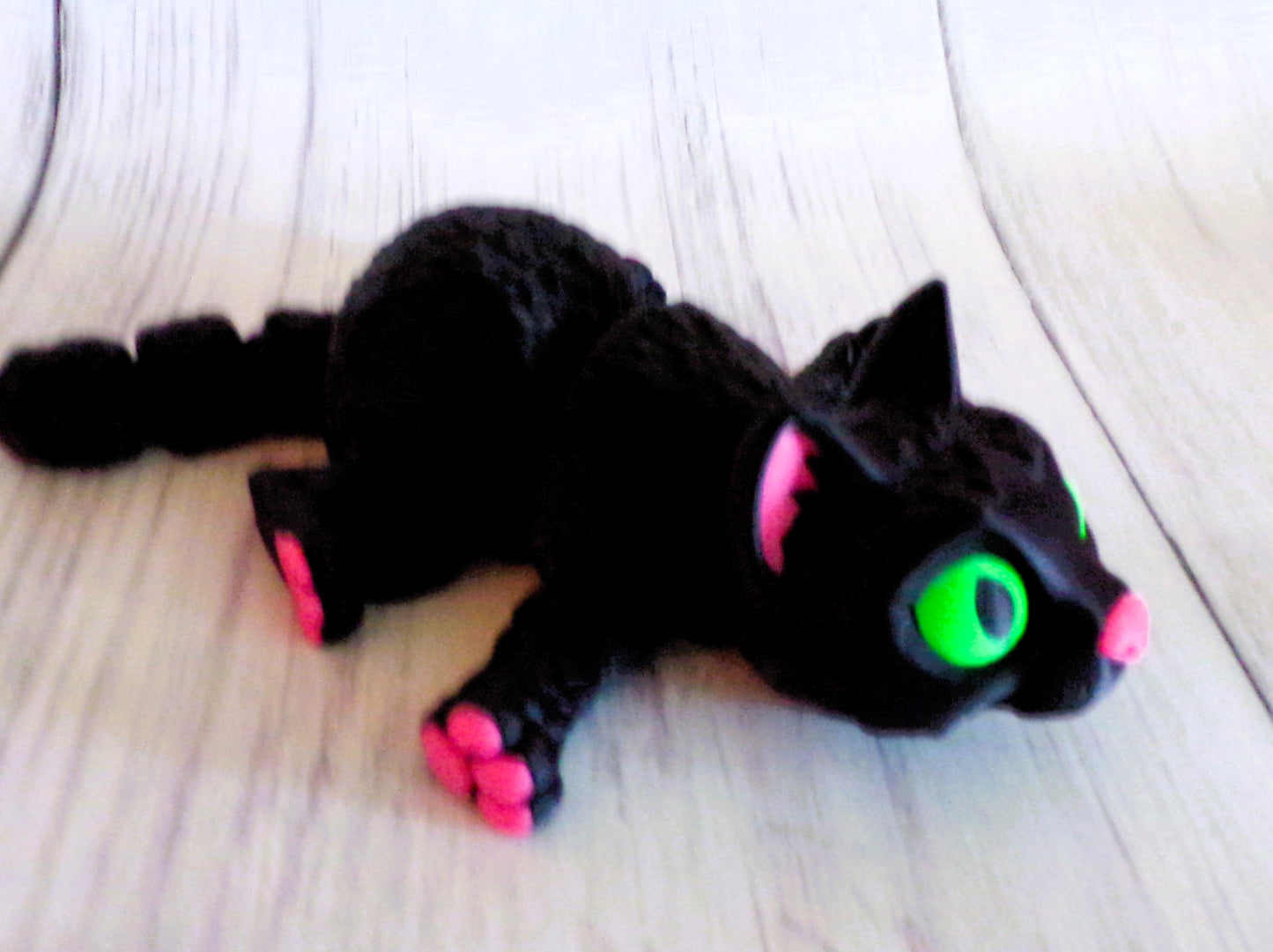 Cat 3d printed Articulated figurine - Wonderland 3D Printing