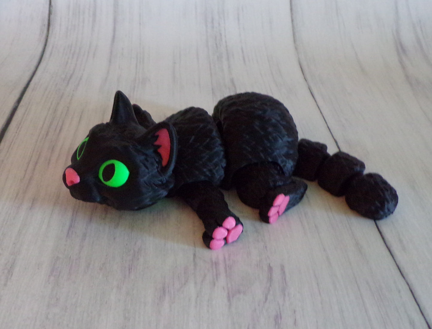 Cat 3d printed Articulated figurine - Wonderland 3D Printing