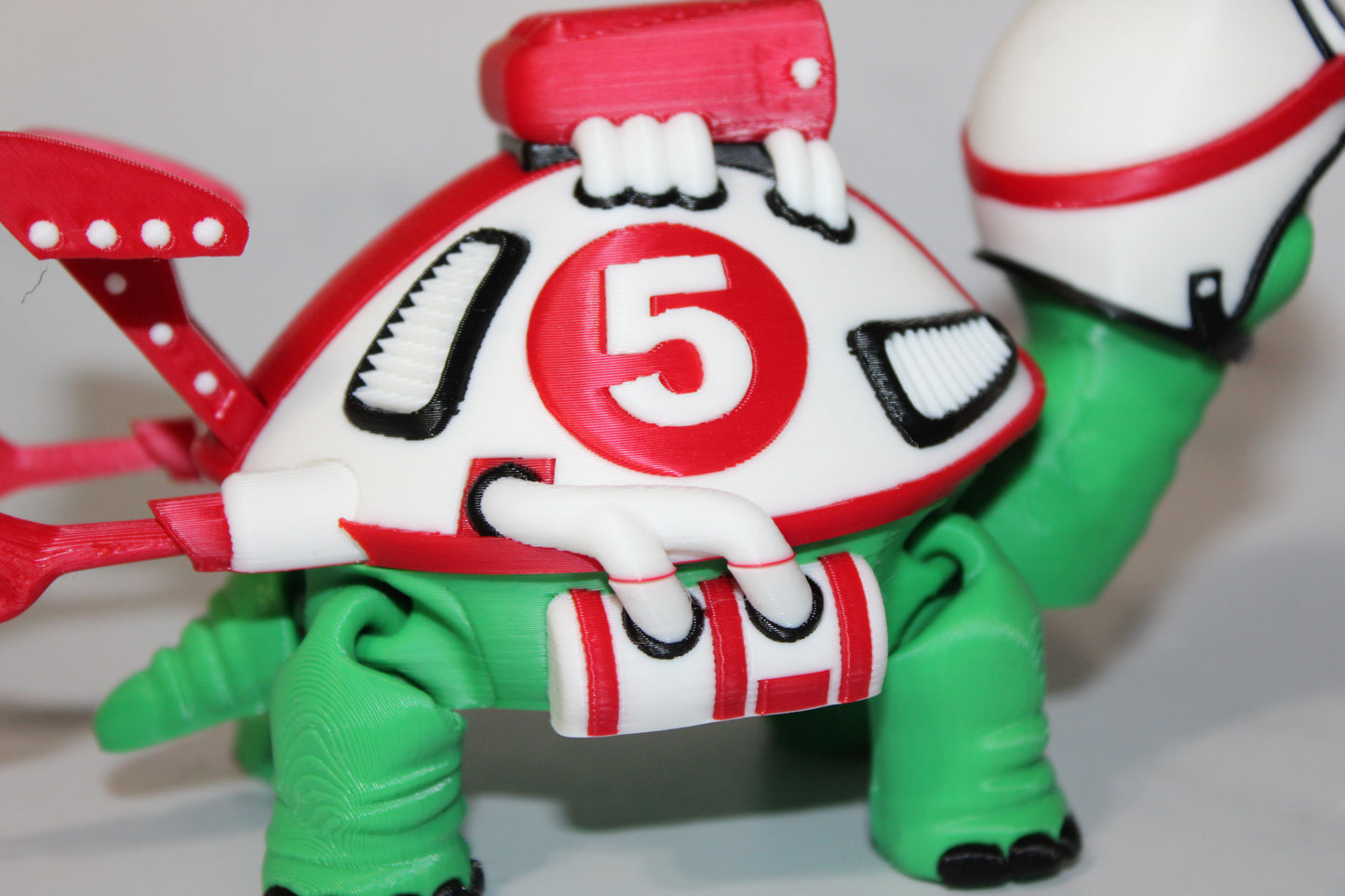 Racing Turtle 3d printed articulated Flexi Fidget Toy
